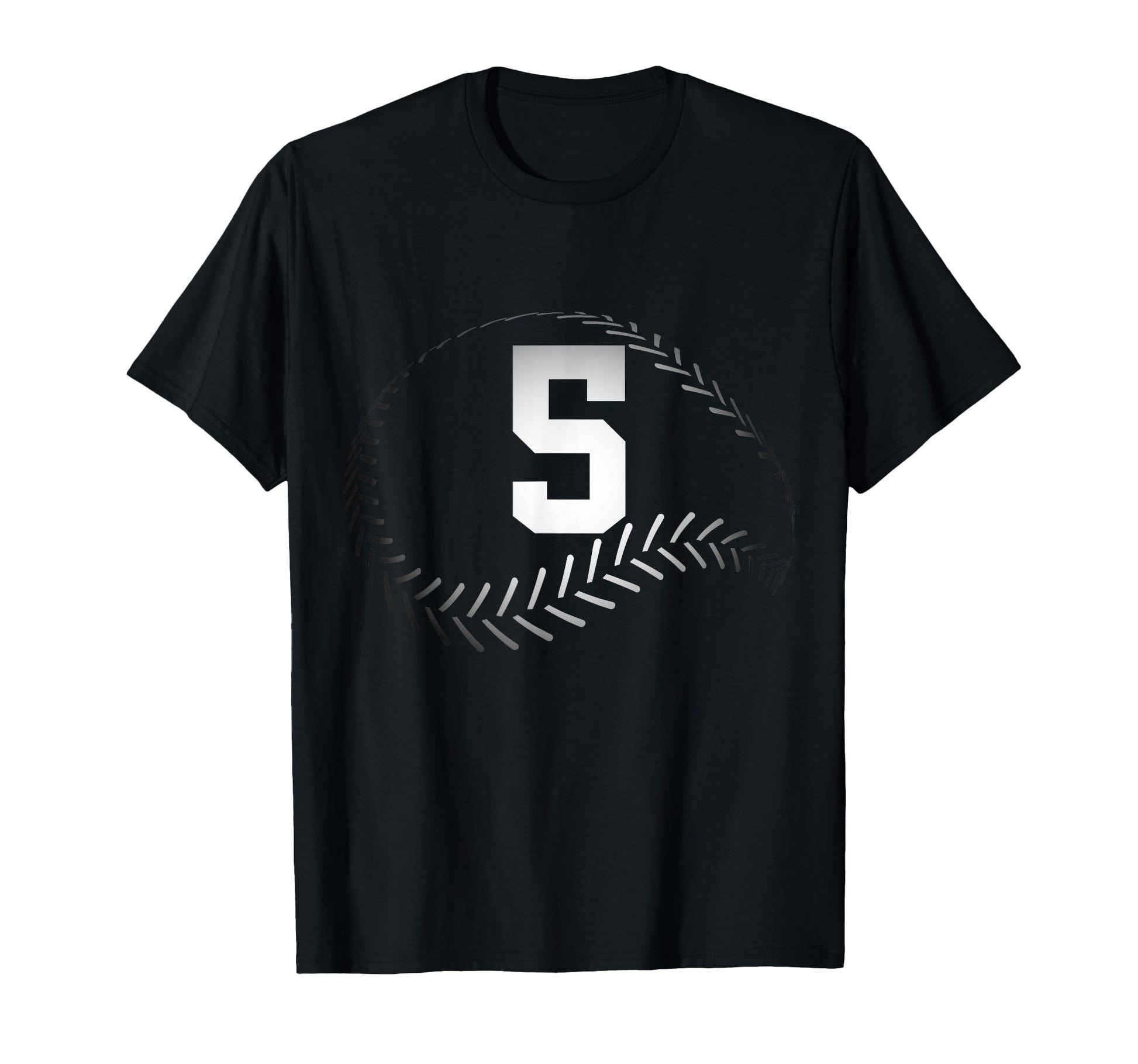 Number 5 Years Baseball 5Th T-Shirt - Casual Everyday Wear for Adults - T-Shirt, Sweatshirt, Hoodie