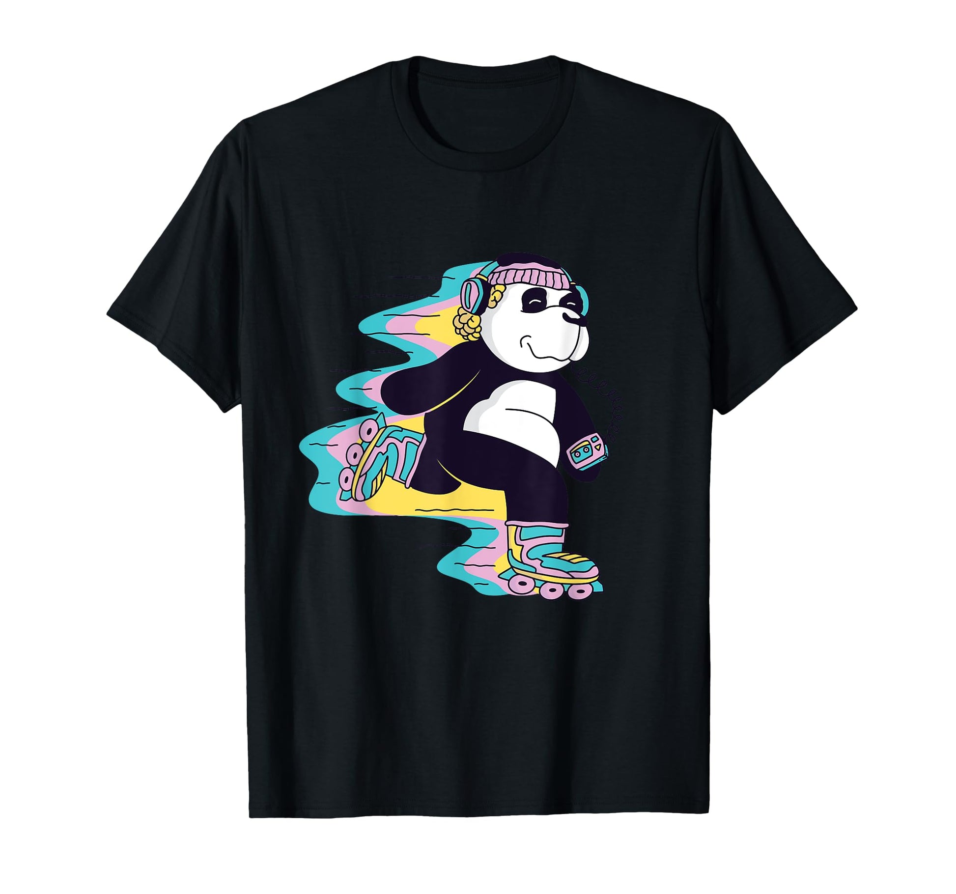 Panda Roller Skate Inline Skater Gift T-Shirt - Fun Novelty Design Unisex - T-Shirt, Sweatshirt, Hoodie
