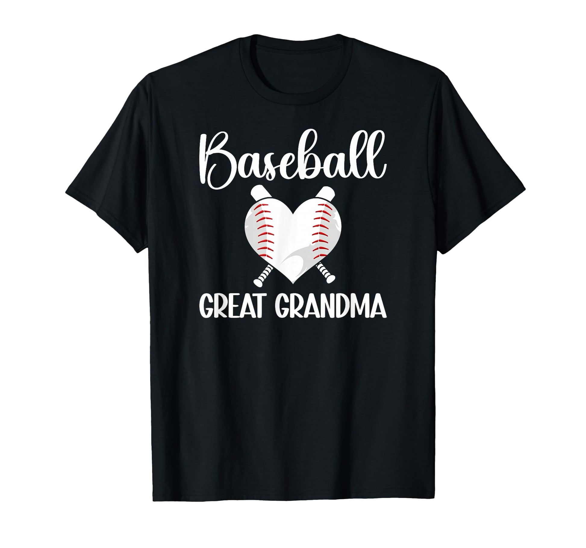 Baseball Great Grandma Heart Baseball T-Shirt - Fun Novelty Design Unisex - T-Shirt, Sweatshirt, Hoodie
