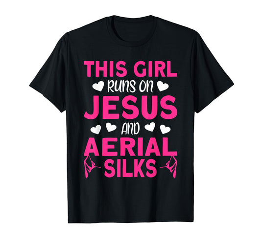 Aerialist This Runs Jesus And Aerial T-Shirt - Novelty Apparel Men Women - T-Shirt, Sweatshirt, Hoodie