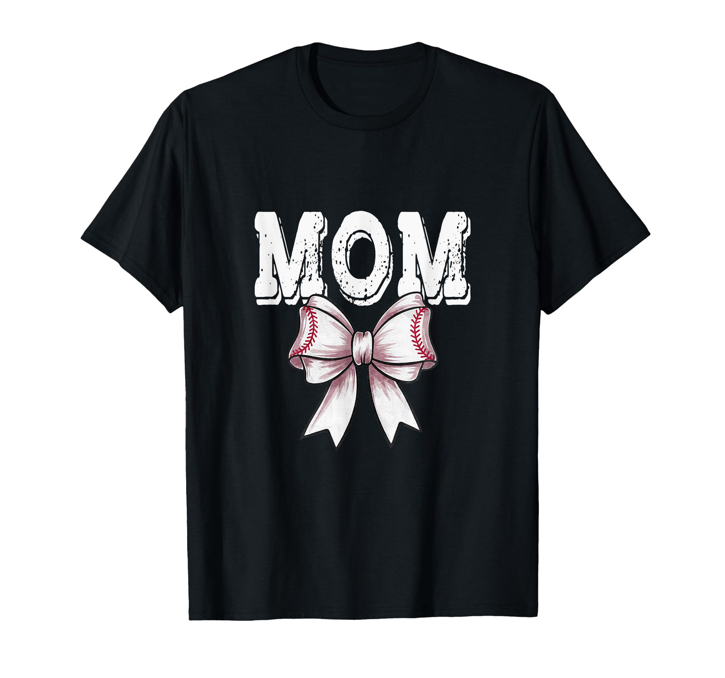 Coquette Baseball Bow Mom Sister T-Shirt - Novelty Apparel for Adults - T-Shirt, Sweatshirt, Hoodie