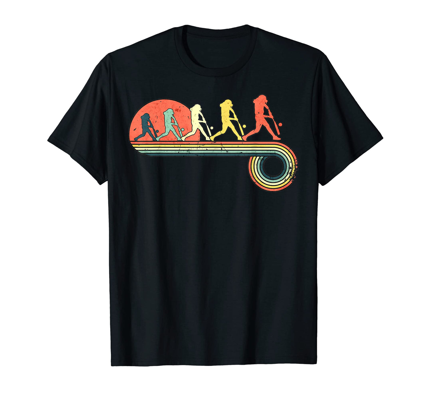 Baseball Homerun Sunset Rainbow T-Shirt - Trendy Graphic Unisex - T-Shirt, Sweatshirt, Hoodie