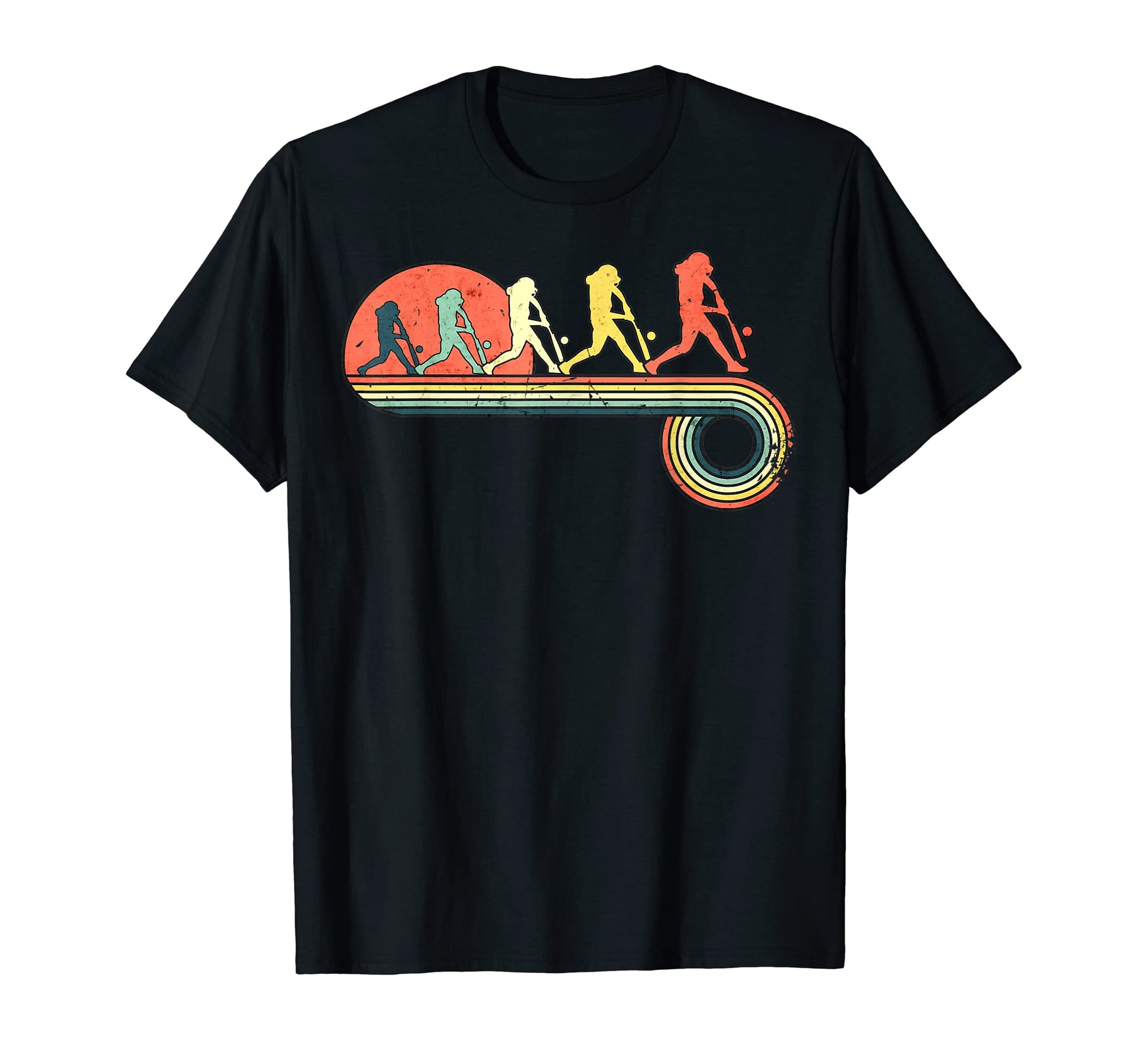 Baseball Homerun Sunset Rainbow T-Shirt - Trendy Graphic Unisex - T-Shirt, Sweatshirt, Hoodie