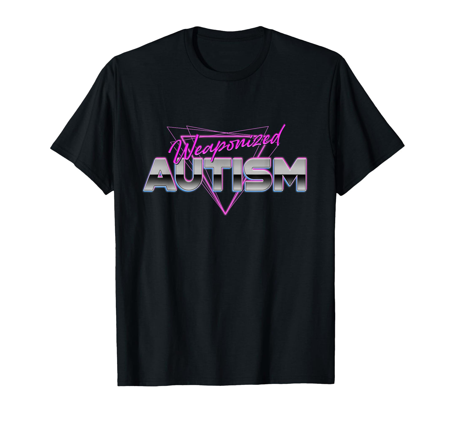 Arcade Wave Weaponized Autism T-Shirt - Trendy Graphic for Adults - T-Shirt, Sweatshirt, Hoodie