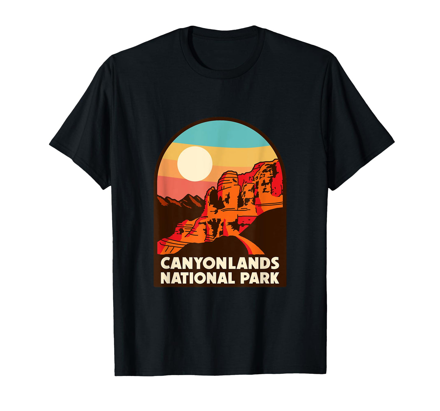 Canyonlands National Park Landscape Utah T-Shirt - Minimalist Print Unisex - T-Shirt, Sweatshirt, Hoodie