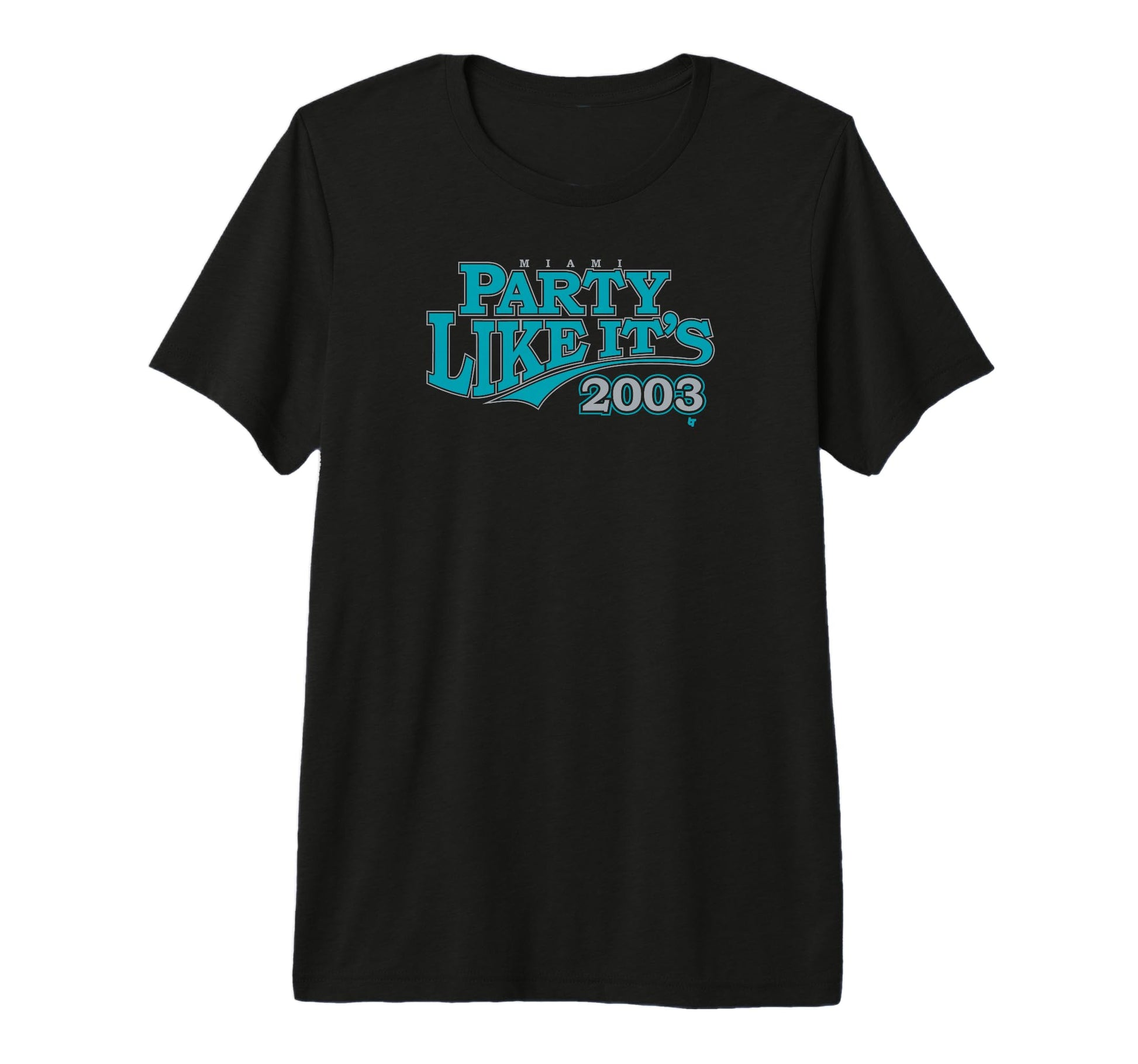 Party Like Its 2003 Miami Baseball Tri T-Shirt - Trendy Graphic Men Women - T-Shirt, Sweatshirt, Hoodie