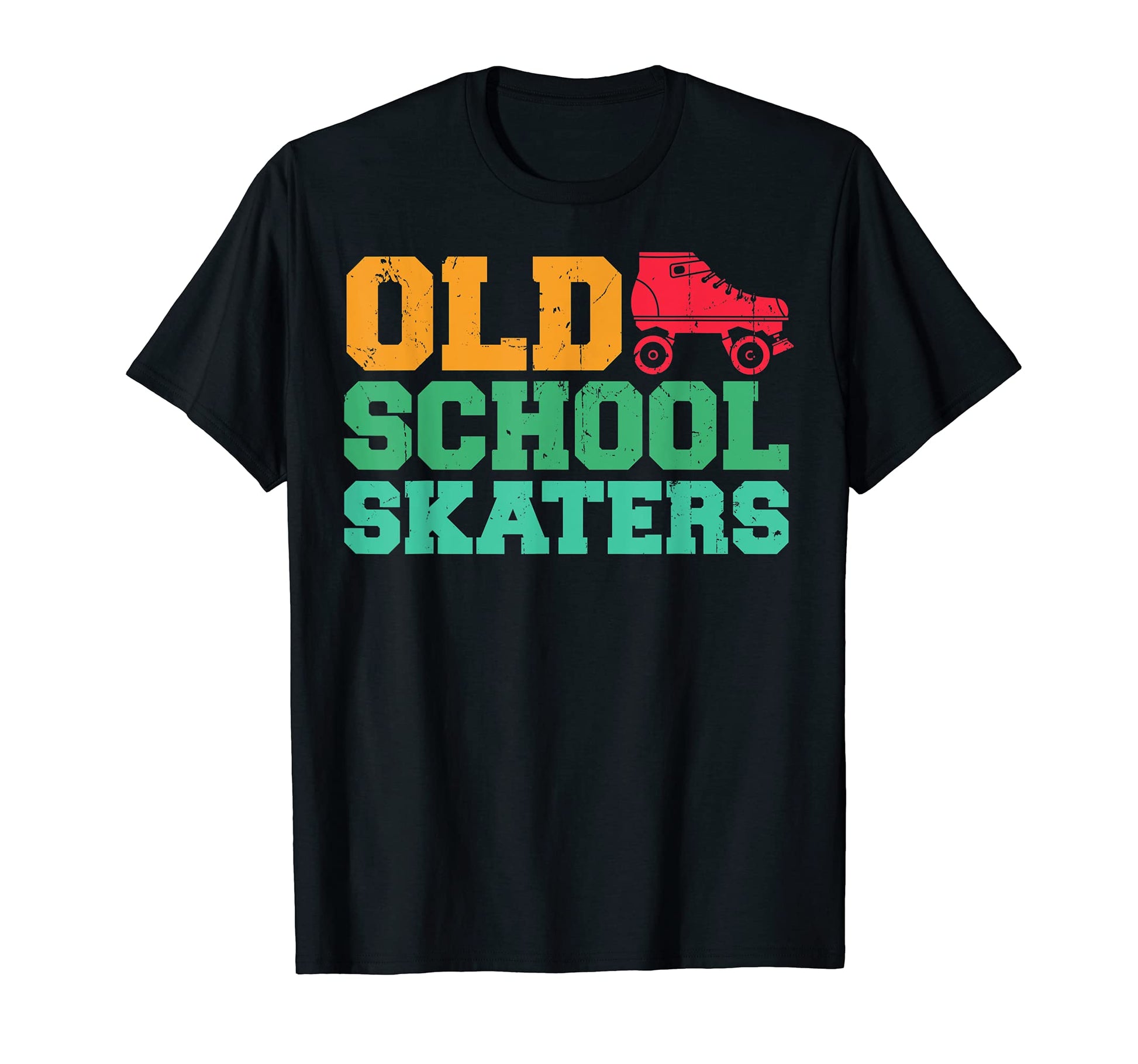 Old School Skaters Roller Skates Lover T-Shirt - Custom Art Print Men Women - T-Shirt, Sweatshirt, Hoodie