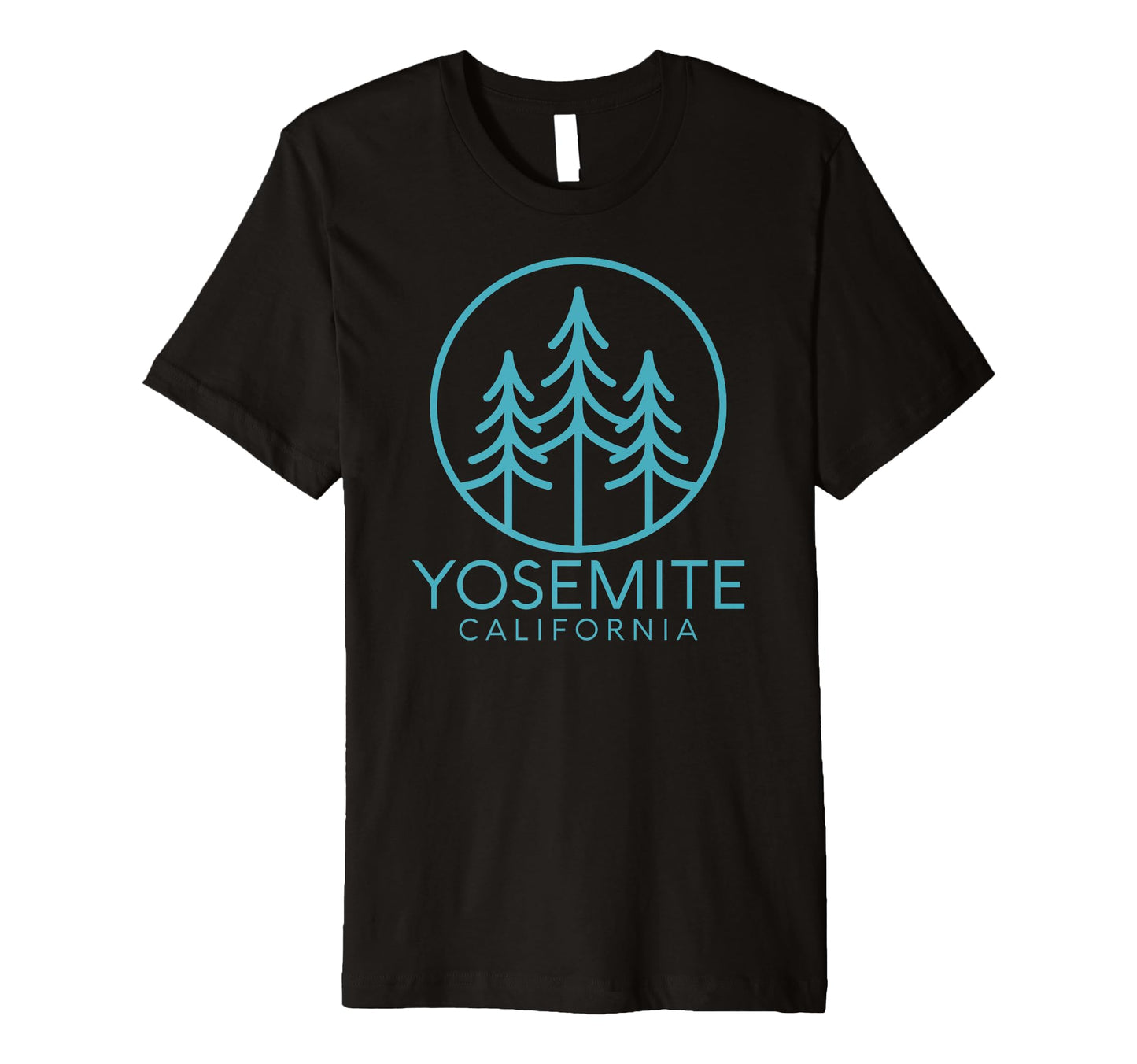 Yosemite National Park California Half T-Shirt - Unique Graphic Men Women - T-Shirt, Sweatshirt, Hoodie