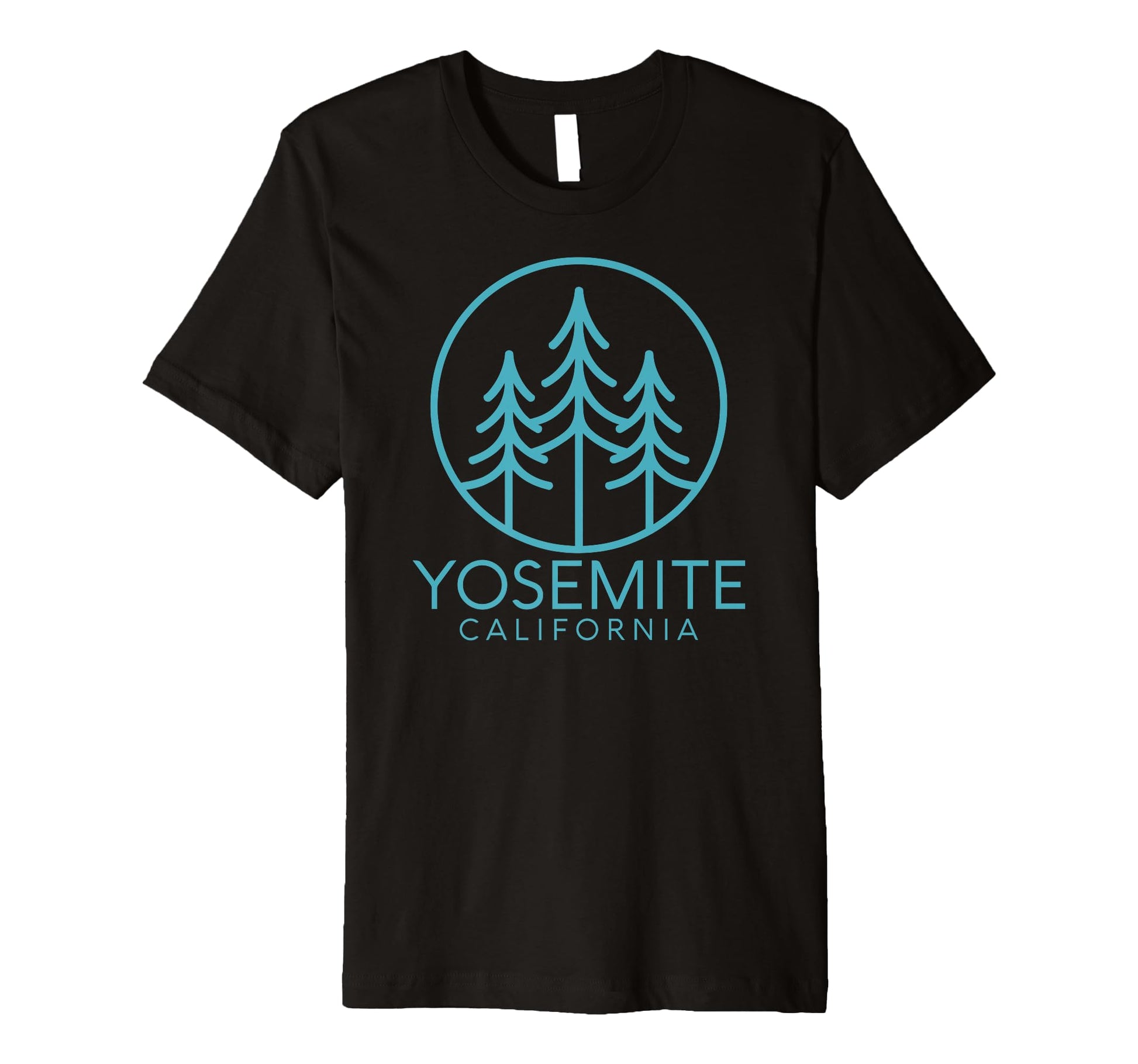Yosemite National Park California Half T-Shirt - Unique Graphic Men Women - T-Shirt, Sweatshirt, Hoodie