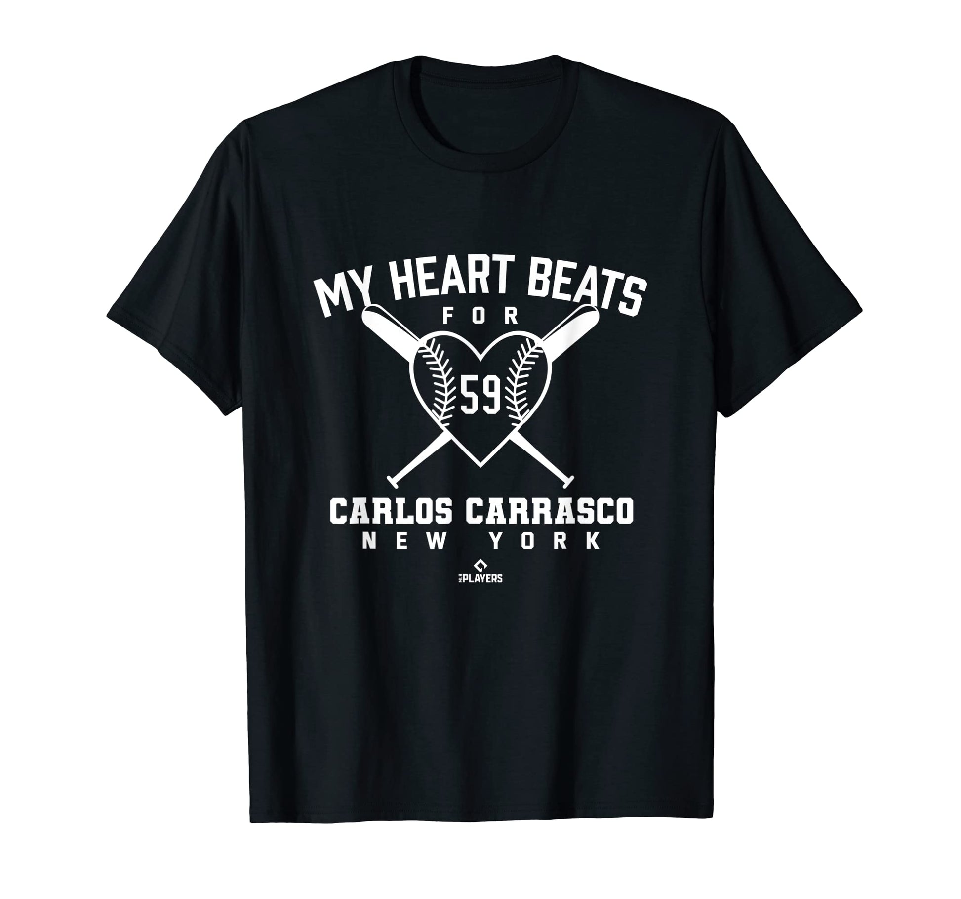 My Heart Beats Carlos Carrasco T-Shirt - Trendy Graphic for Adults - T-Shirt, Sweatshirt, Hoodie