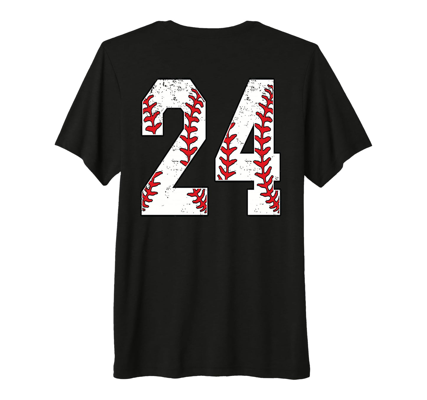 Number 24 Baseball Jersey Number 24 T-Shirt - Aesthetic Graphic for Adults - T-Shirt, Sweatshirt, Hoodie