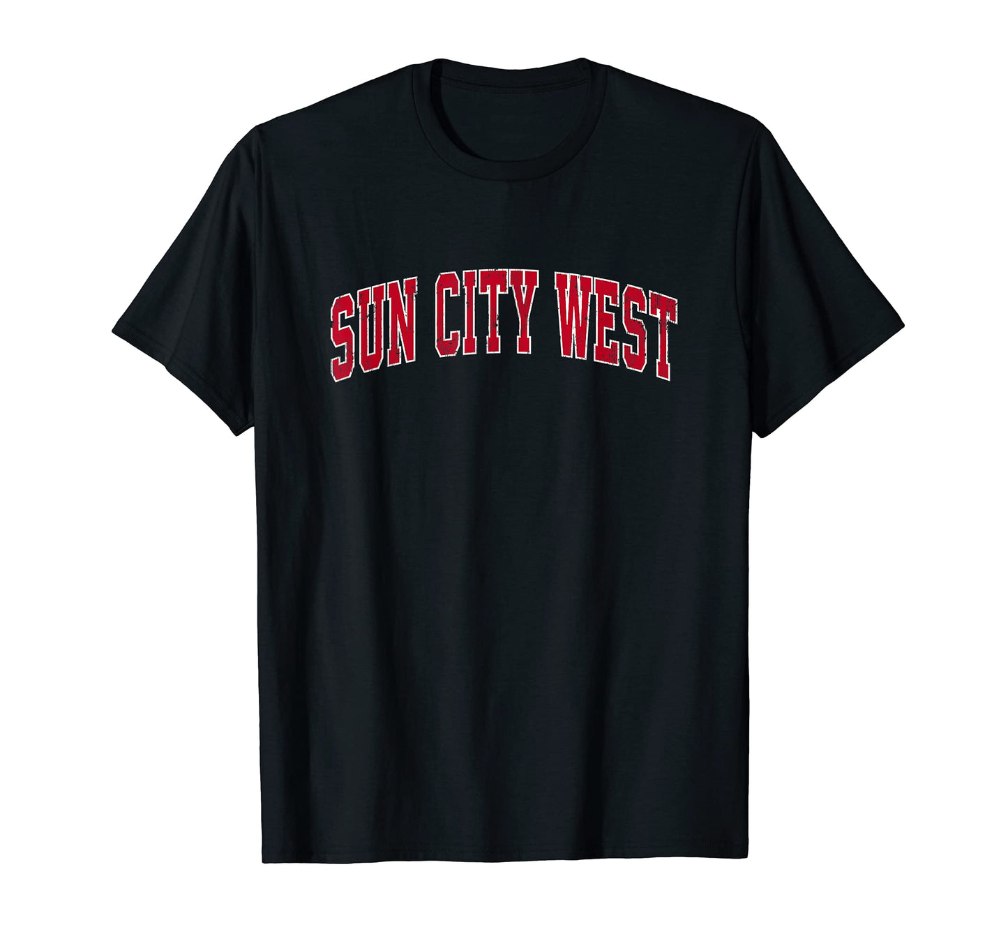 Sun City West Arizona Az Sports Red T-Shirt - Fun Novelty Design Men Women - T-Shirt, Sweatshirt, Hoodie
