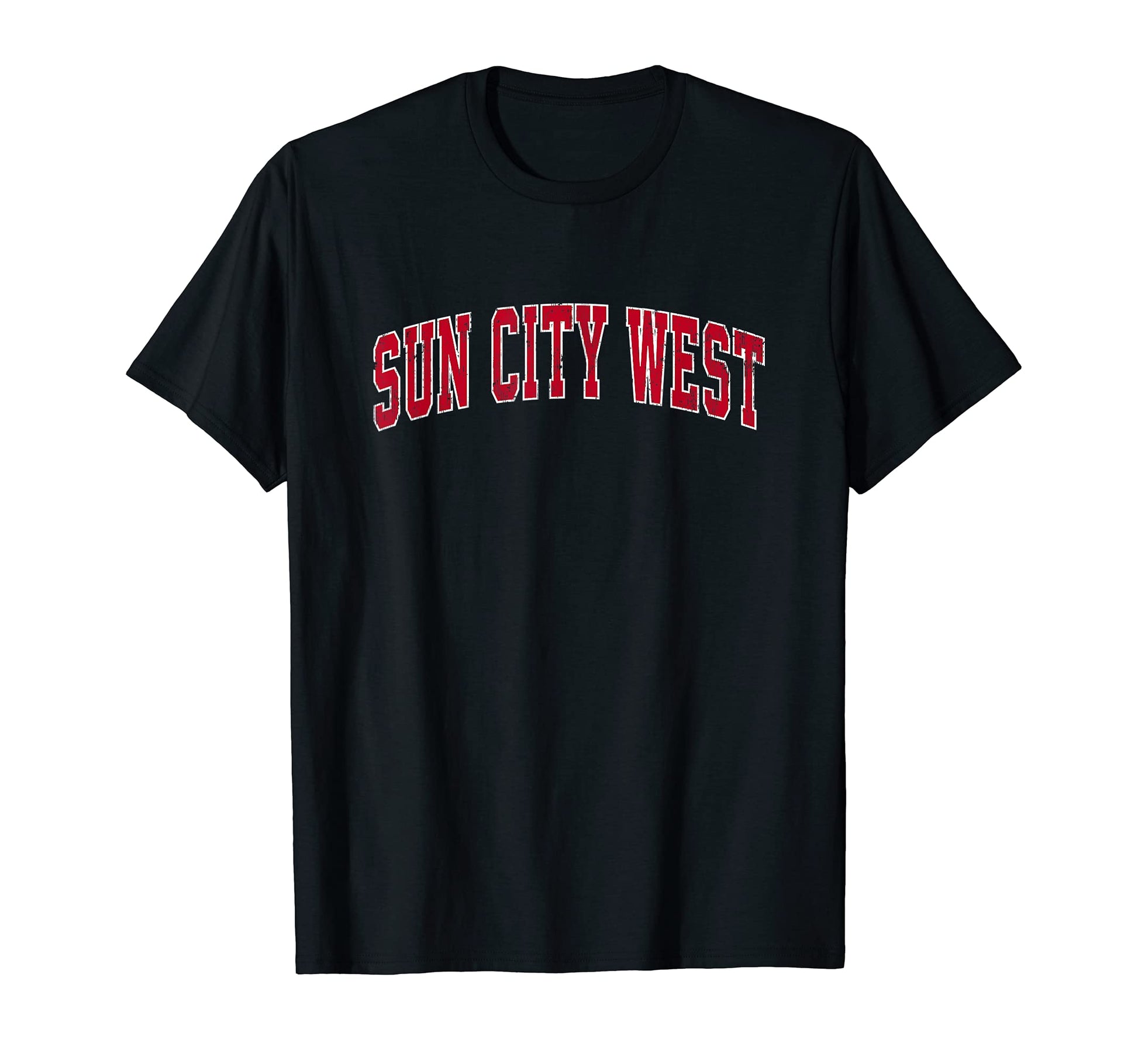 Sun City West Arizona Az Sports Red T-Shirt - Fun Novelty Design Men Women - T-Shirt, Sweatshirt, Hoodie