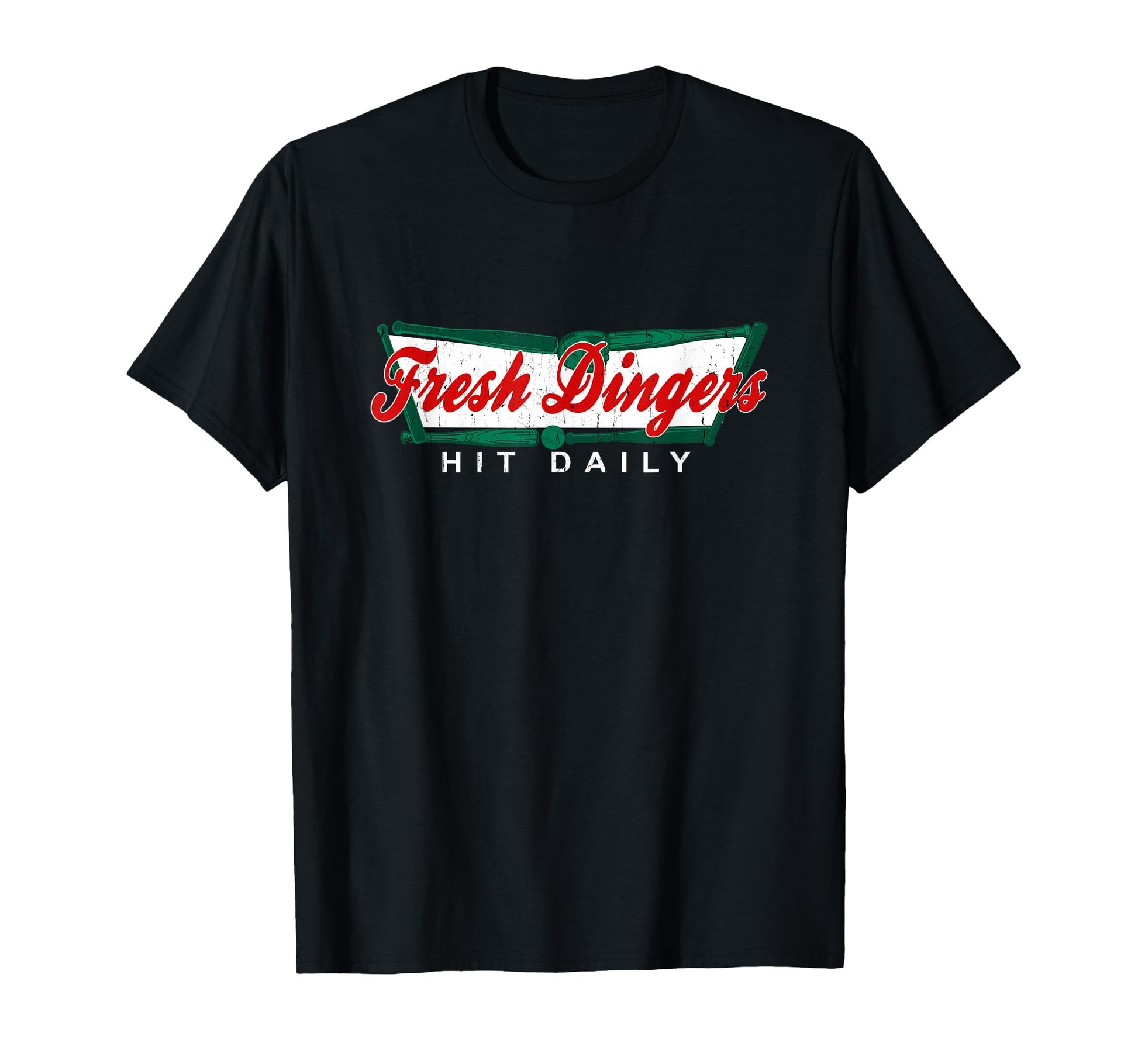 Dont Bunt Hit Fresh Dingers Funny T-Shirt - Aesthetic Graphic for Adults - T-Shirt, Sweatshirt, Hoodie