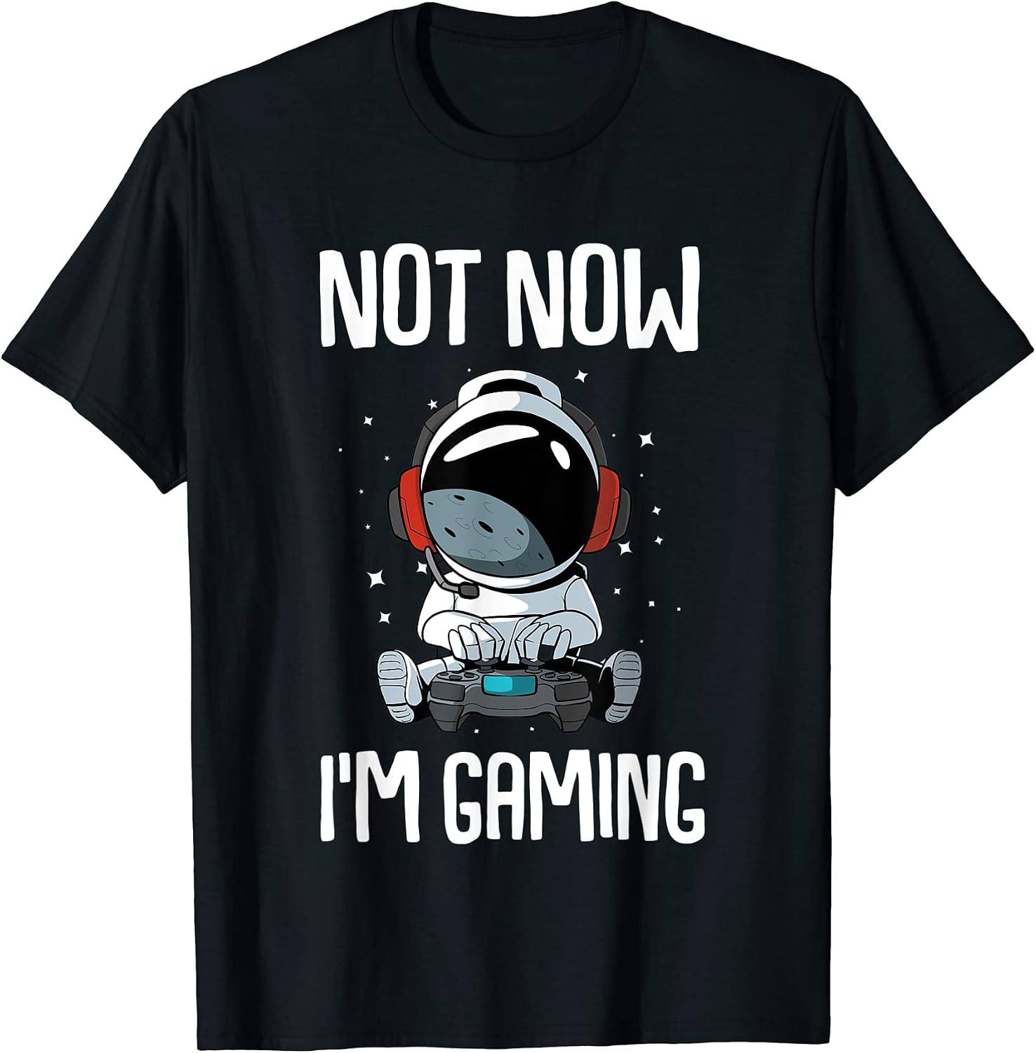 Funny Astronaut Gamer Design - Adult & Kids T-Shirts, Sweatshirts & Hoodies apparel design preview 1