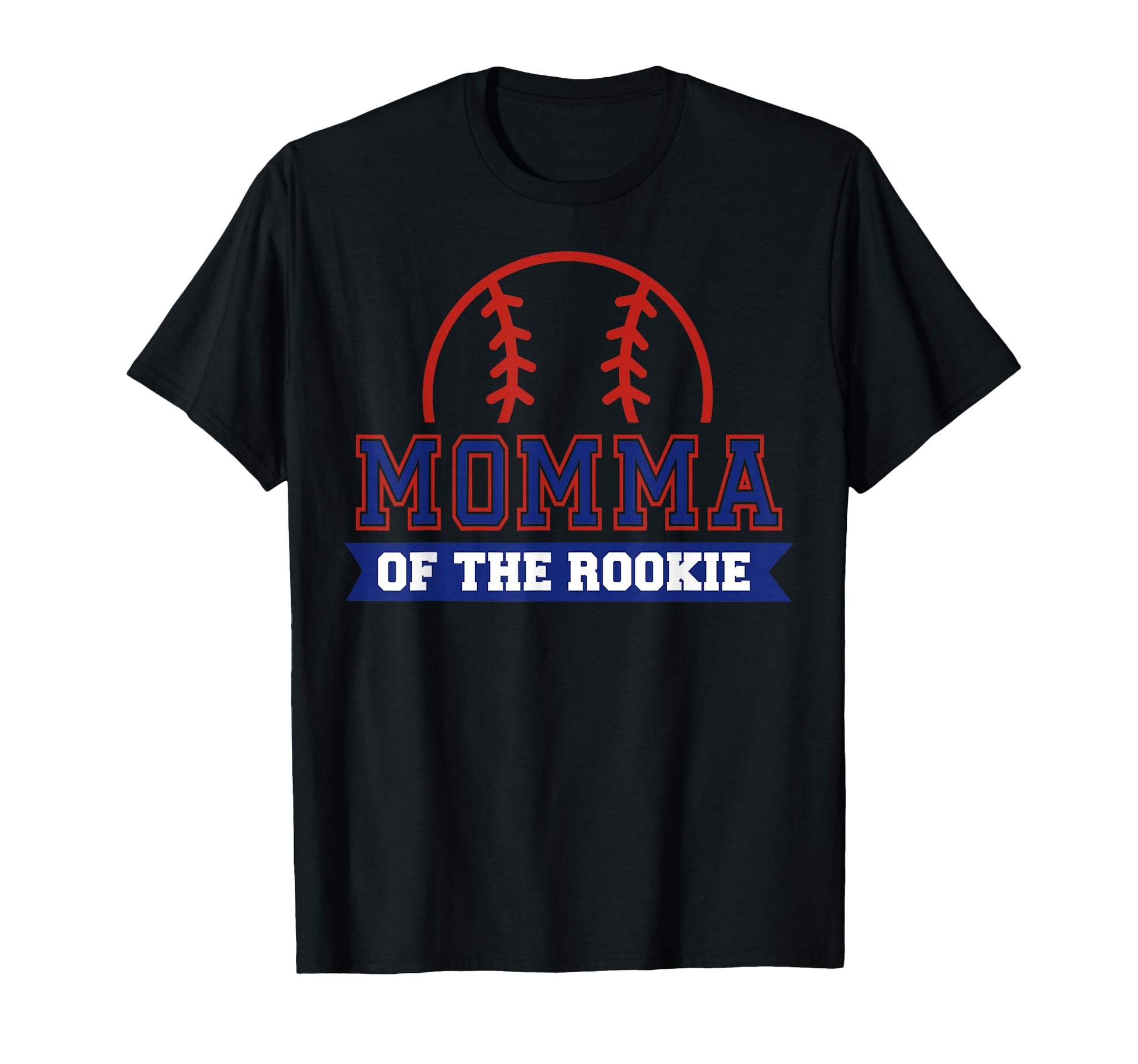 Momma Rookie 1St Birthday Baseball T-Shirt - Custom Art Print for Adults - T-Shirt, Sweatshirt, Hoodie