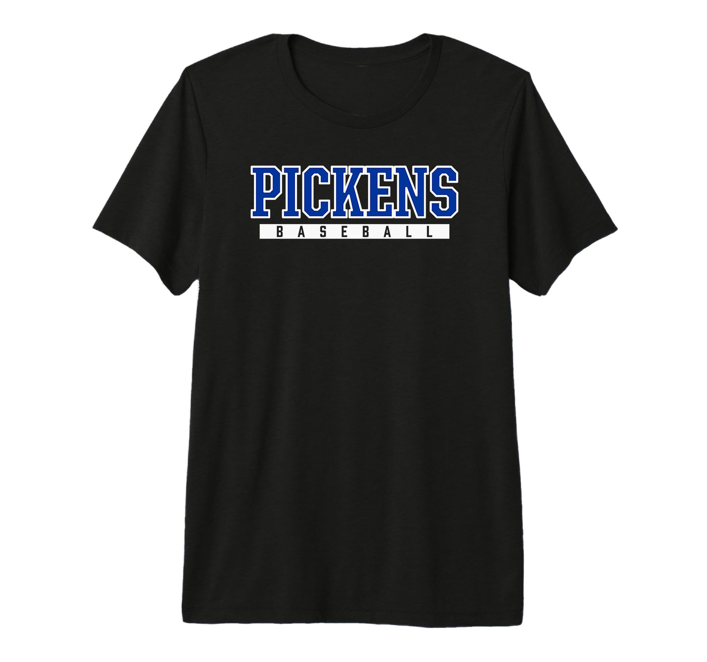 Pickens High School Baseball Tri T-Shirt - Fun Novelty Design for Adults - T-Shirt, Sweatshirt, Hoodie