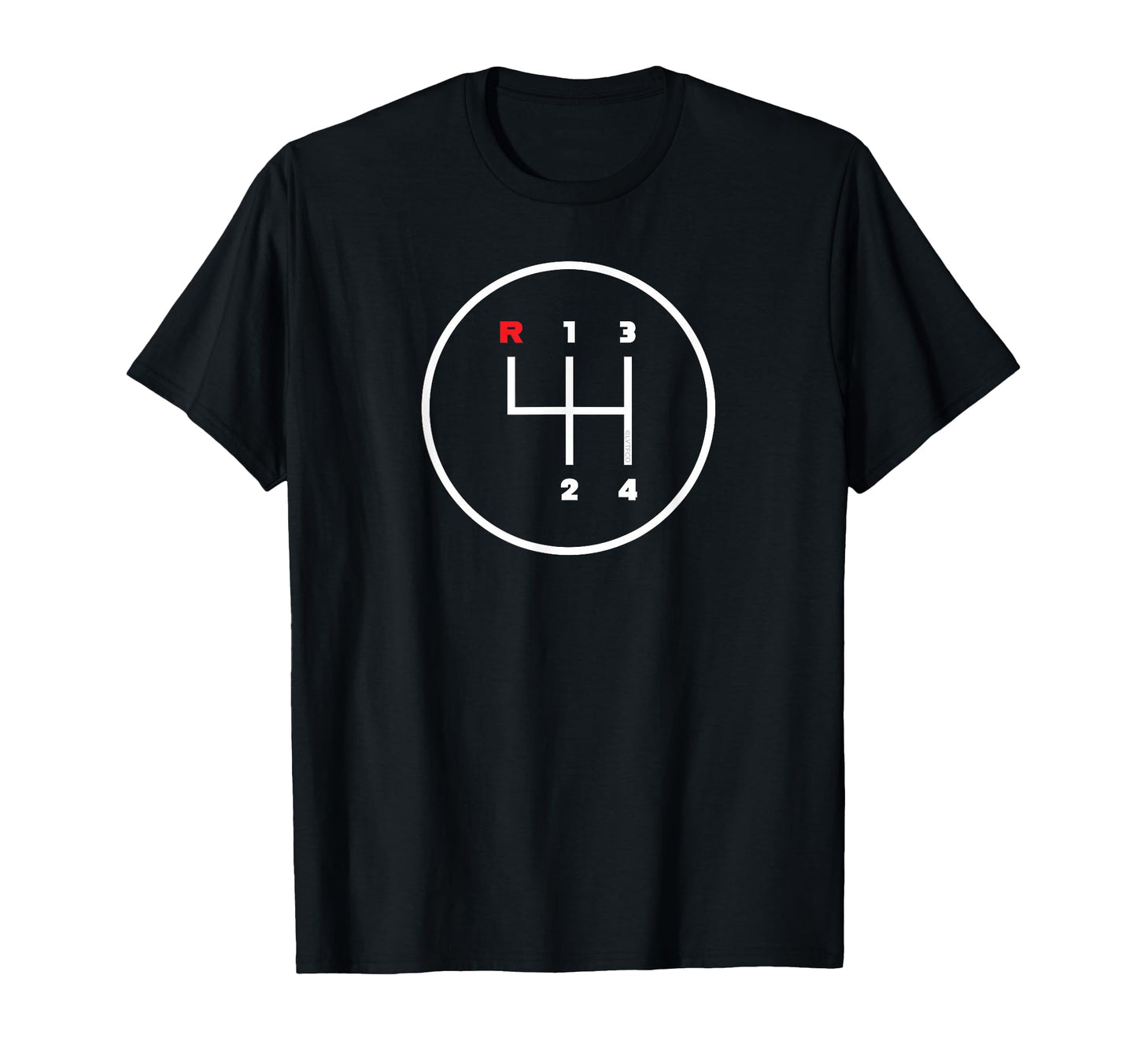 Car Manual Gear Shifter Knob Pattern T-Shirt - Custom Art Print for Adults - T-Shirt, Sweatshirt, Hoodie