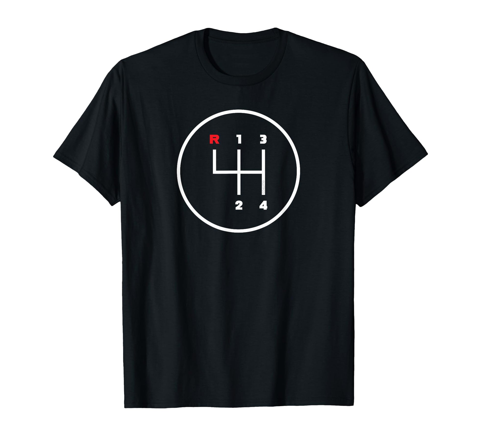 Car Manual Gear Shifter Knob Pattern T-Shirt - Custom Art Print for Adults - T-Shirt, Sweatshirt, Hoodie