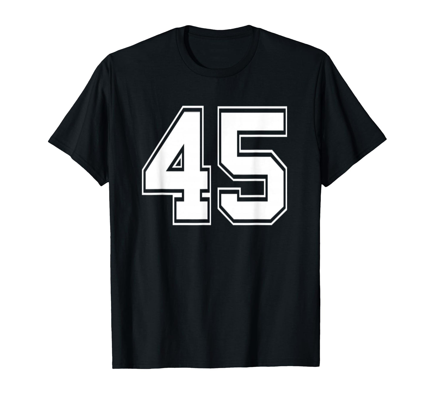 Number 45 Baseball Football Soccer T-Shirt - Aesthetic Graphic for Adults - T-Shirt, Sweatshirt, Hoodie