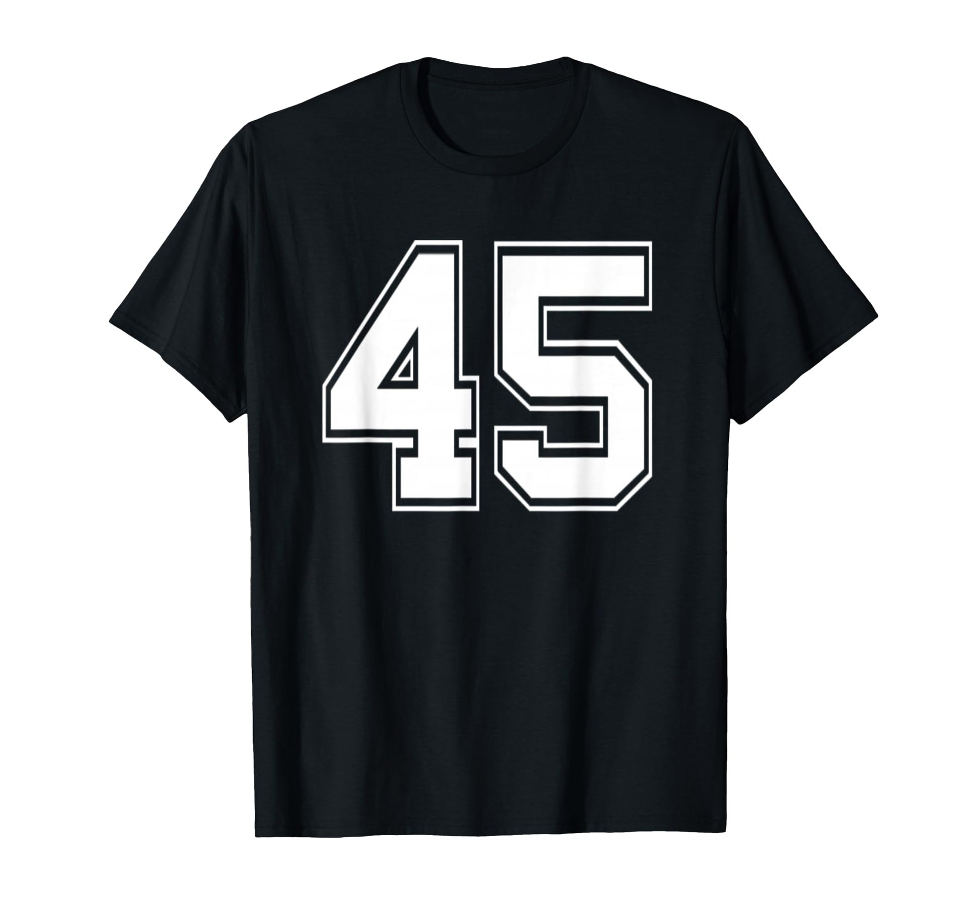 Number 45 Baseball Football Soccer T-Shirt - Aesthetic Graphic for Adults - T-Shirt, Sweatshirt, Hoodie