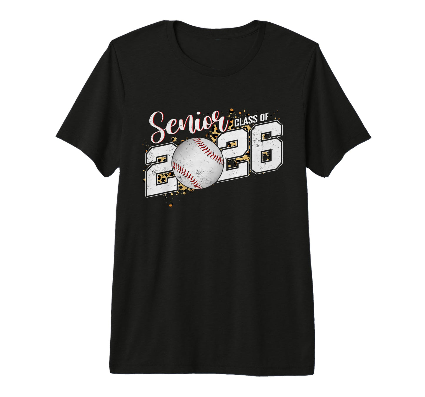 Senior Class 2026 Baseball Graduation T-Shirt - Graphic Print for Adults - T-Shirt, Sweatshirt, Hoodie