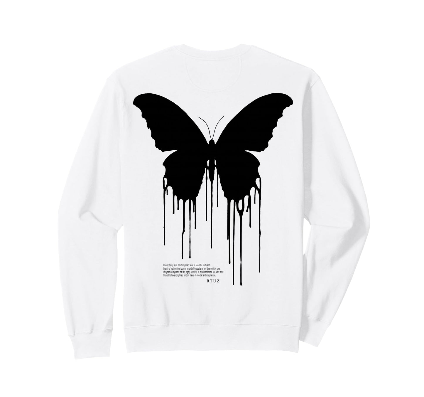 Y2K Back Streetwear Butterfly Sweatshirt - Custom Art Print Men Women - T-Shirt, Sweatshirt, Hoodie