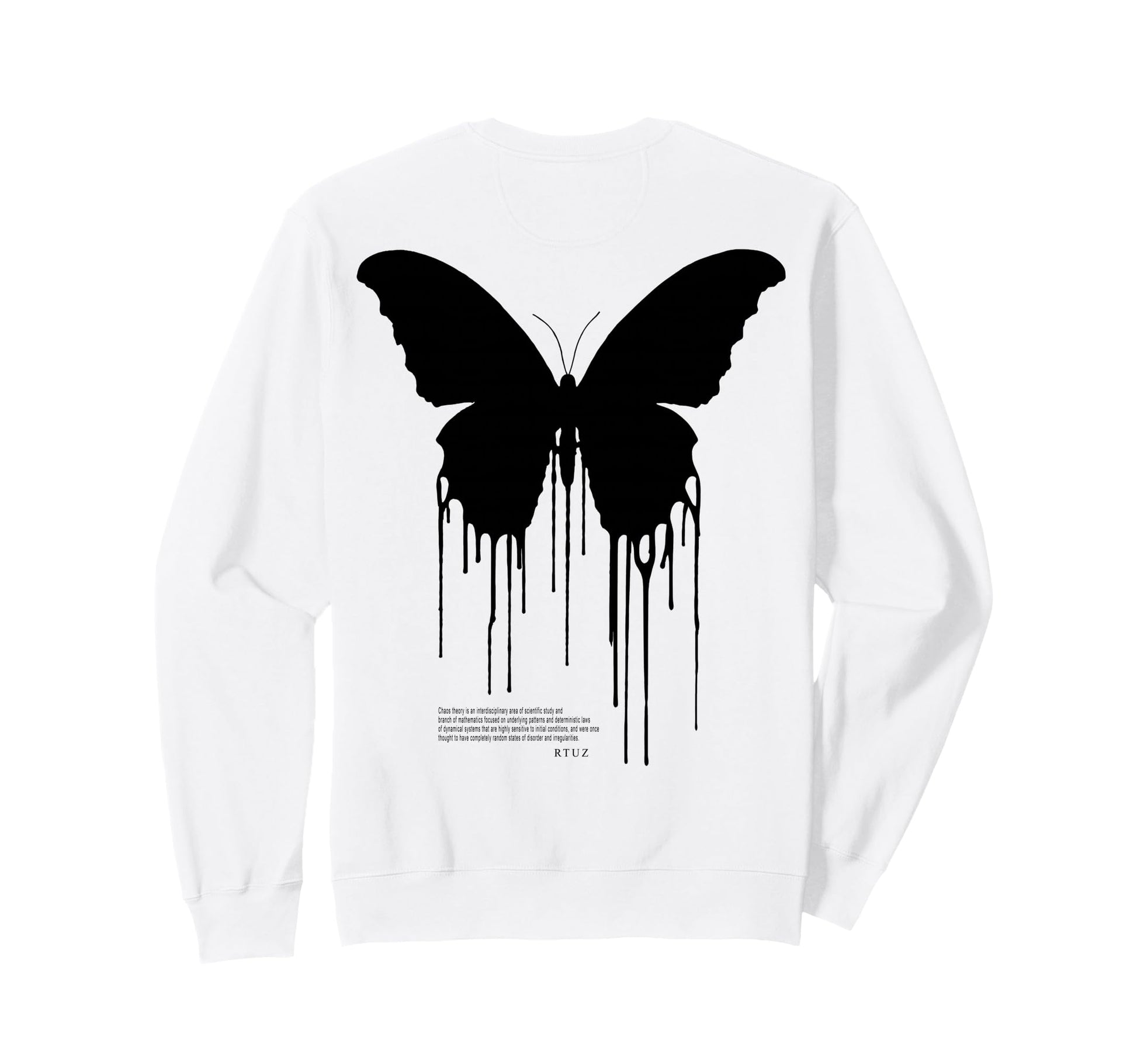 Y2K Back Streetwear Butterfly Sweatshirt - Custom Art Print Men Women - T-Shirt, Sweatshirt, Hoodie