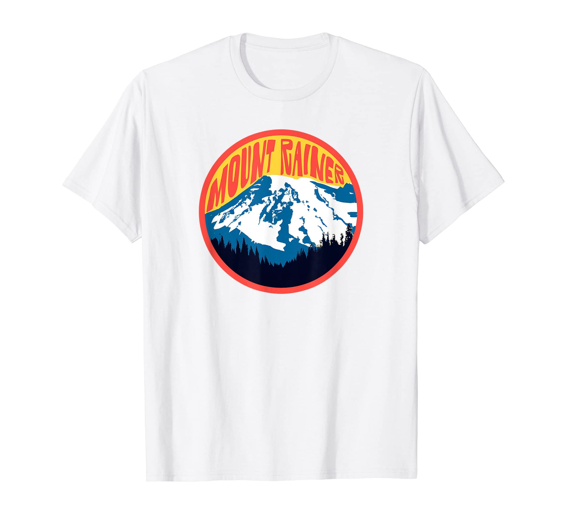 Mount Rainier Wpa National Parks T-Shirt - Unique Graphic Men Women - T-Shirt, Sweatshirt, Hoodie
