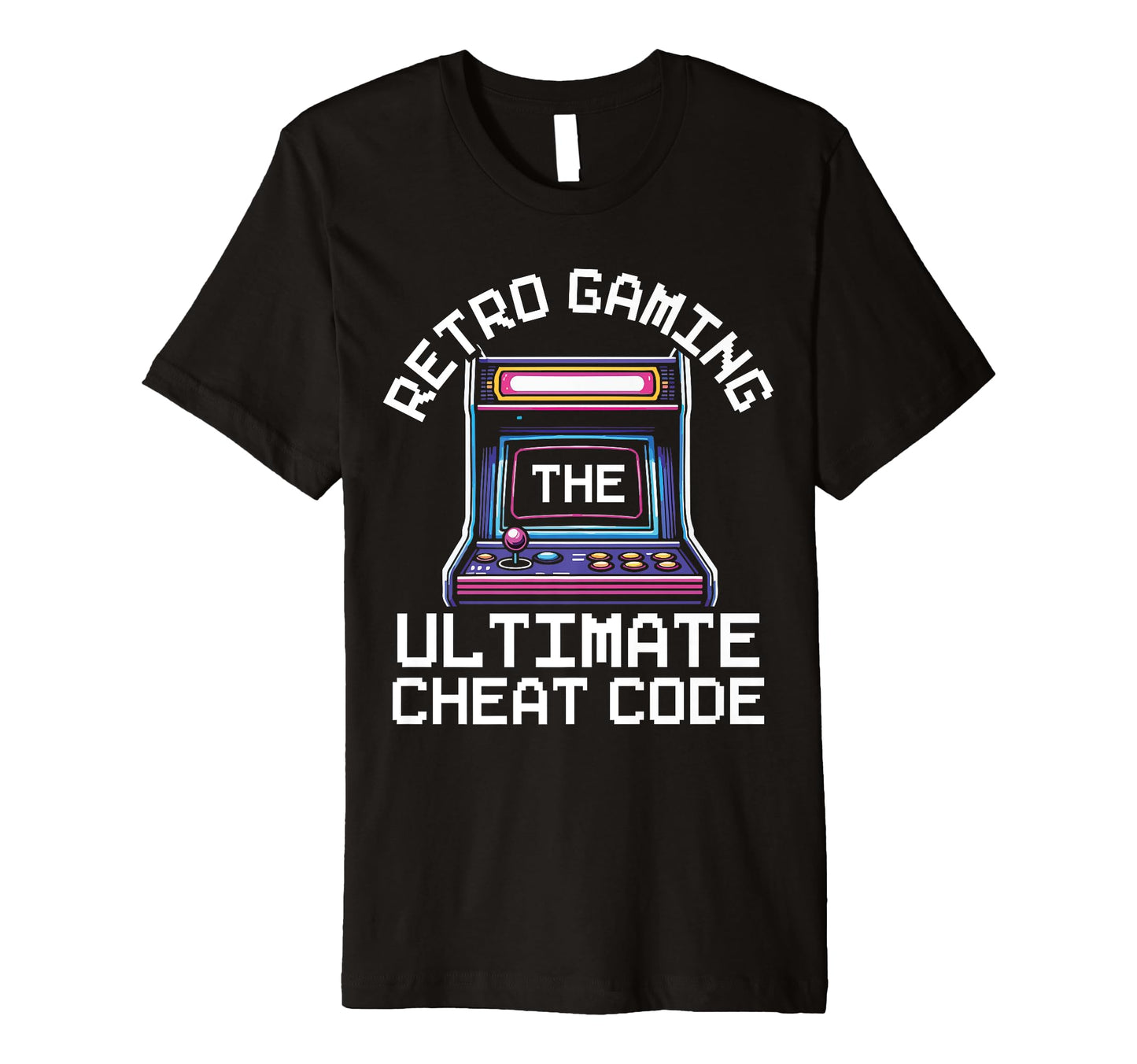 80S Arcade Nostalgia Pixel Art Video T-Shirt - Custom Art Print for Adults - T-Shirt, Sweatshirt, Hoodie