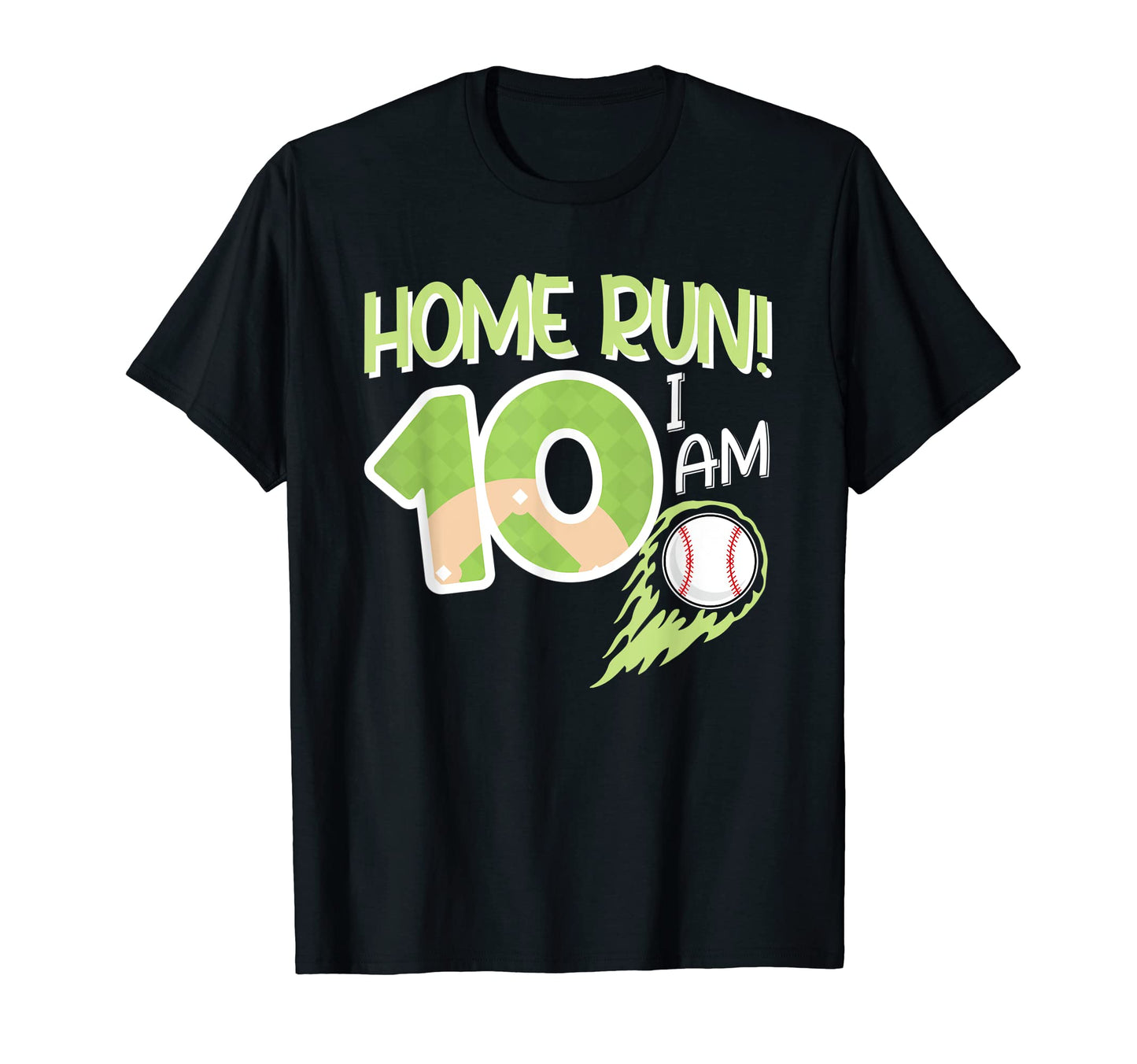 Im 10 Baseball Birthday Party T-Shirt - Casual Everyday Wear Men Women - T-Shirt, Sweatshirt, Hoodie