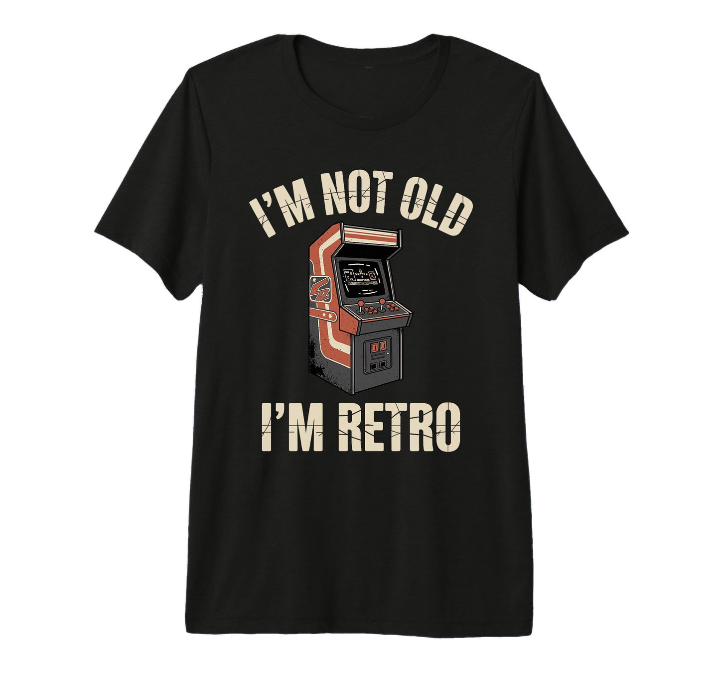 Im Not Old Im Arcade Gamer Tri T-Shirt - Casual Everyday Wear for Adults - T-Shirt, Sweatshirt, Hoodie
