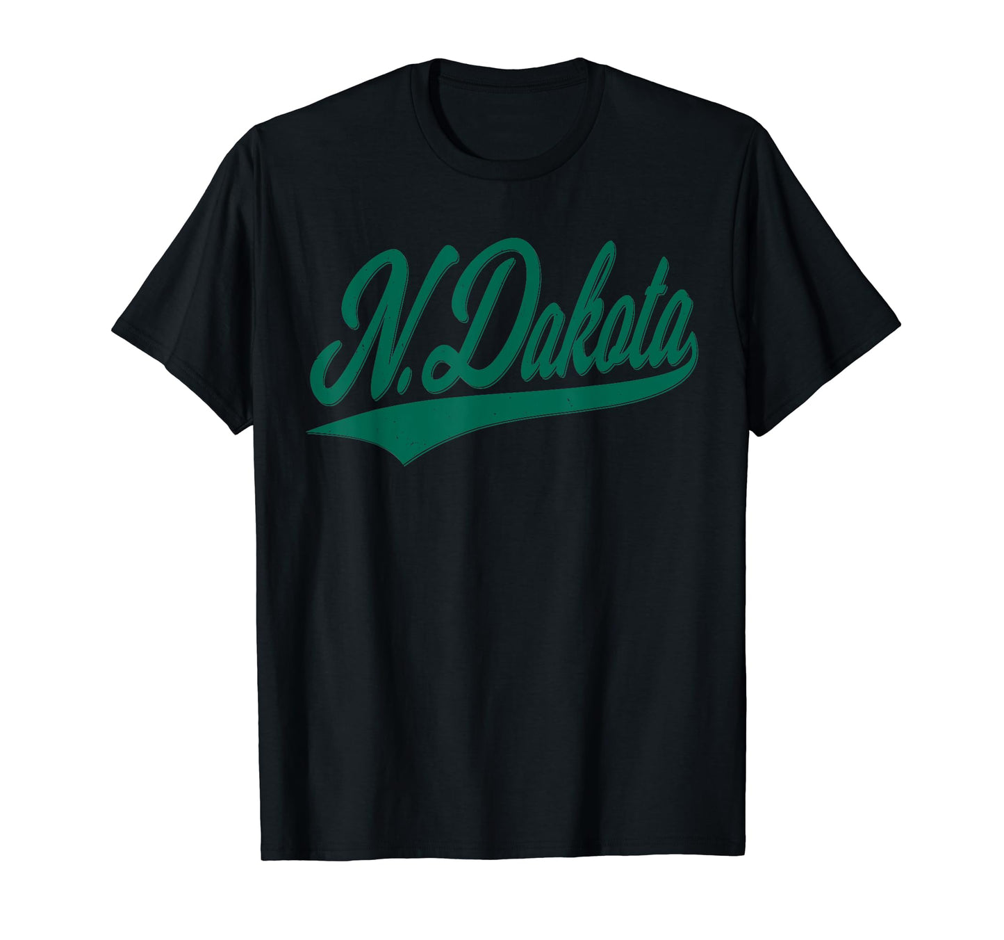 North Dakota Varsity Script Sports Jersey T-Shirt - Novelty Apparel Unisex - T-Shirt, Sweatshirt, Hoodie