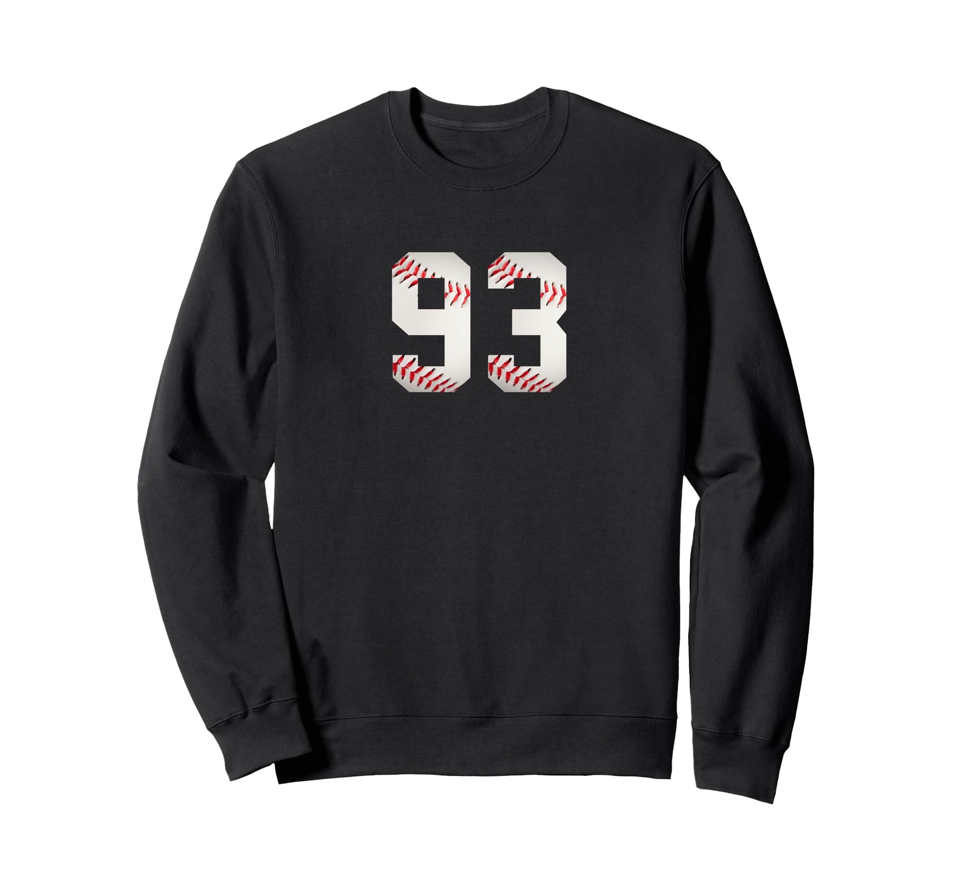 Number 93 Minimalist Birthday Sweatshirt - Trendy Graphic for Adults - T-Shirt, Sweatshirt, Hoodie