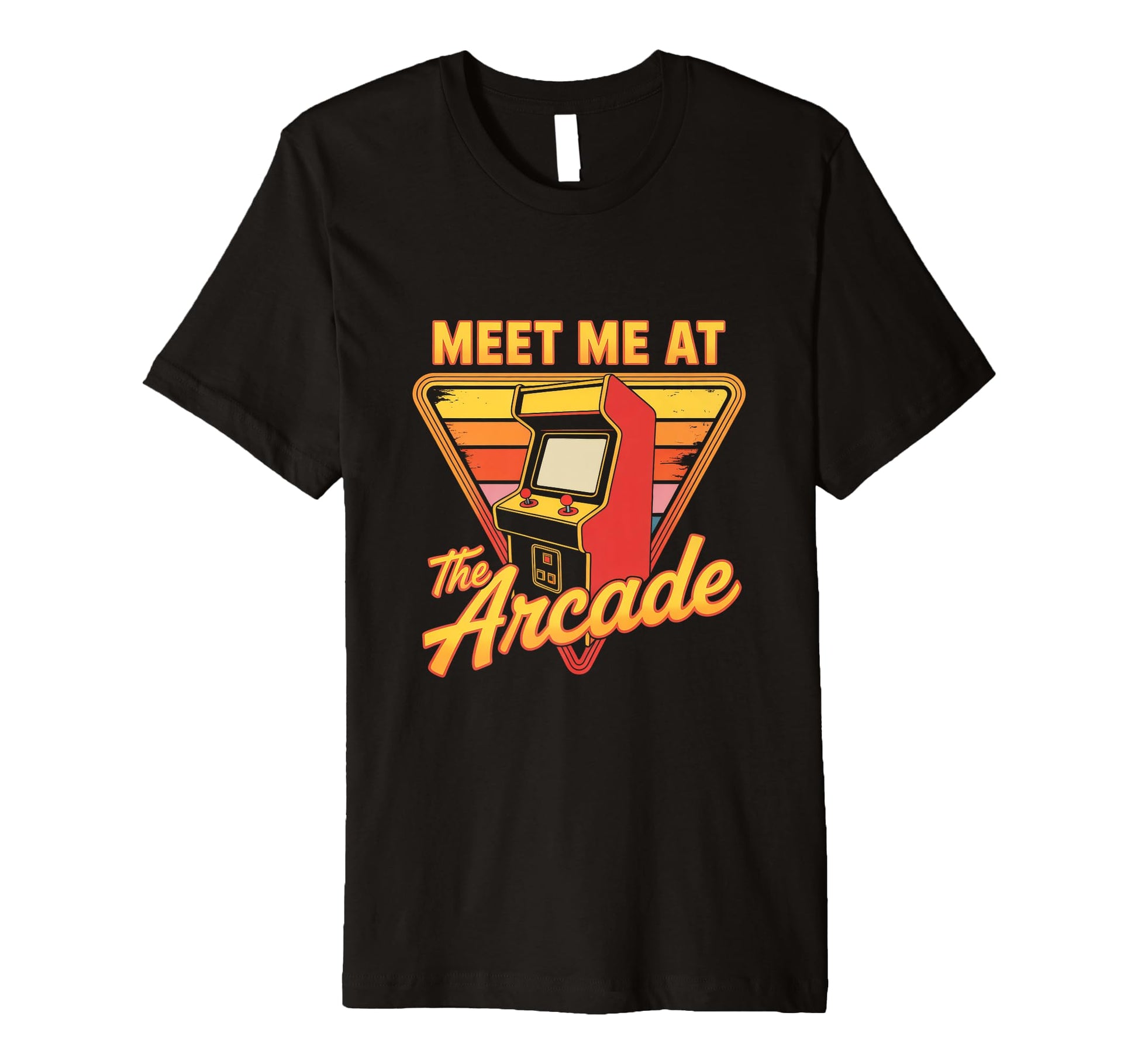 Meet Me Arcade Nostalgic Gaming Gamer T-Shirt - Unique Graphic for Adults - T-Shirt, Sweatshirt, Hoodie
