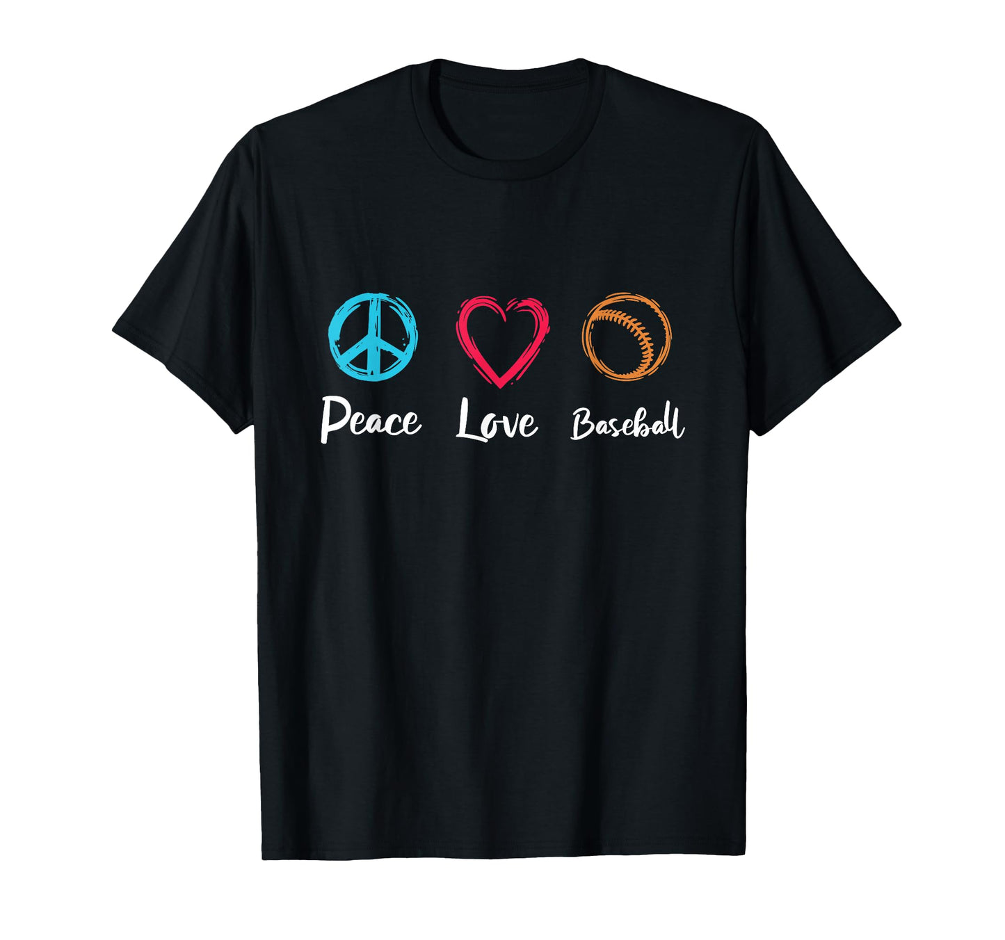 Baseball Love Baseball Routine Peace T-Shirt - Streetwear Style for Adults - T-Shirt, Sweatshirt, Hoodie