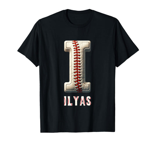 Baseball Home Run Lenn Initial Letter T-Shirt - Novelty Apparel for Adults - T-Shirt, Sweatshirt, Hoodie