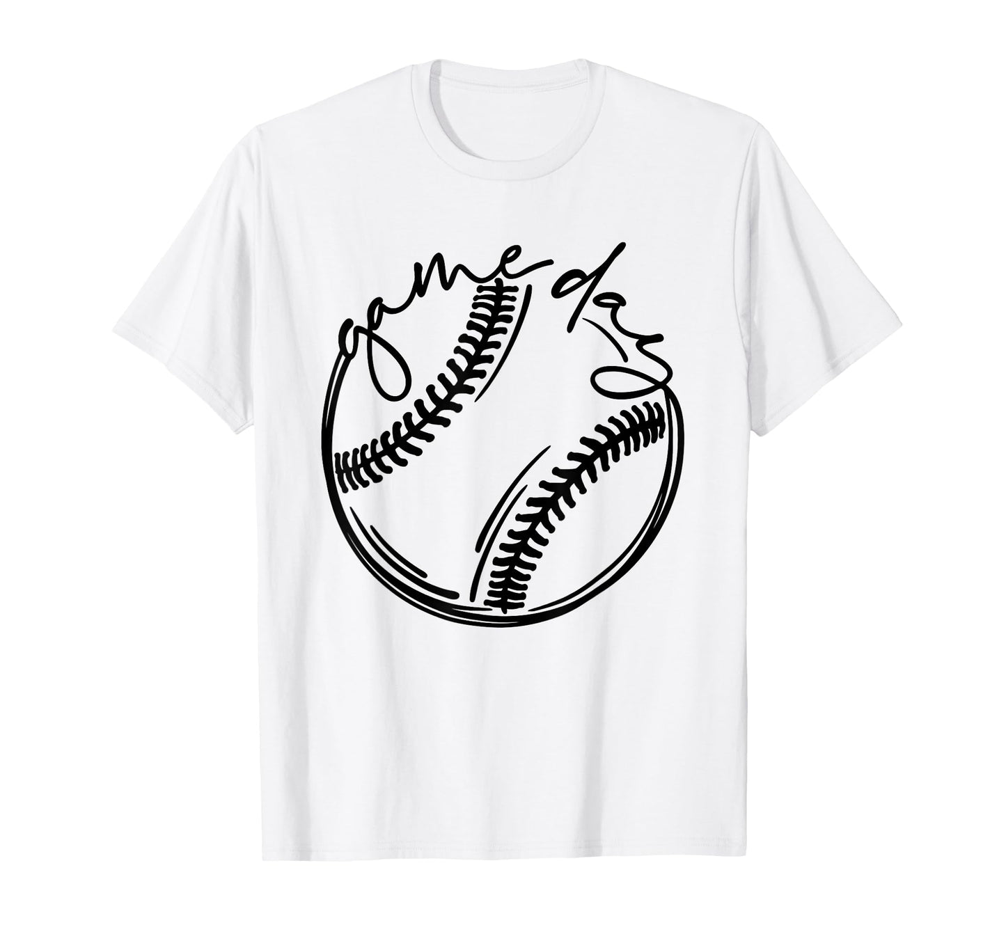 Game Day Vibes Softball Season T-Shirt - Custom Art Print Men Women - T-Shirt, Sweatshirt, Hoodie