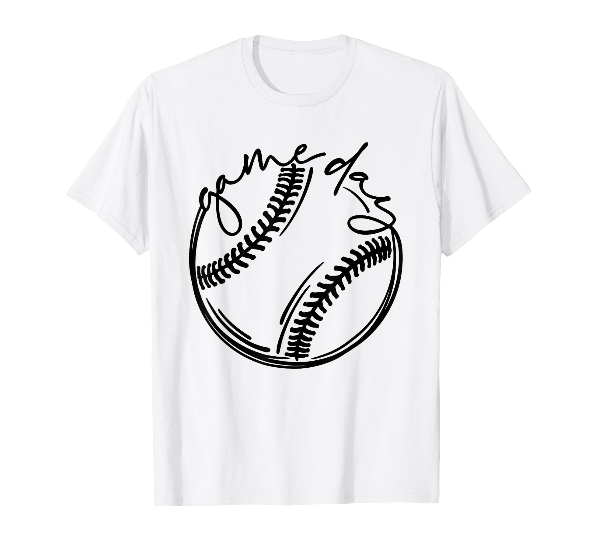 Game Day Vibes Softball Season T-Shirt - Custom Art Print Men Women - T-Shirt, Sweatshirt, Hoodie
