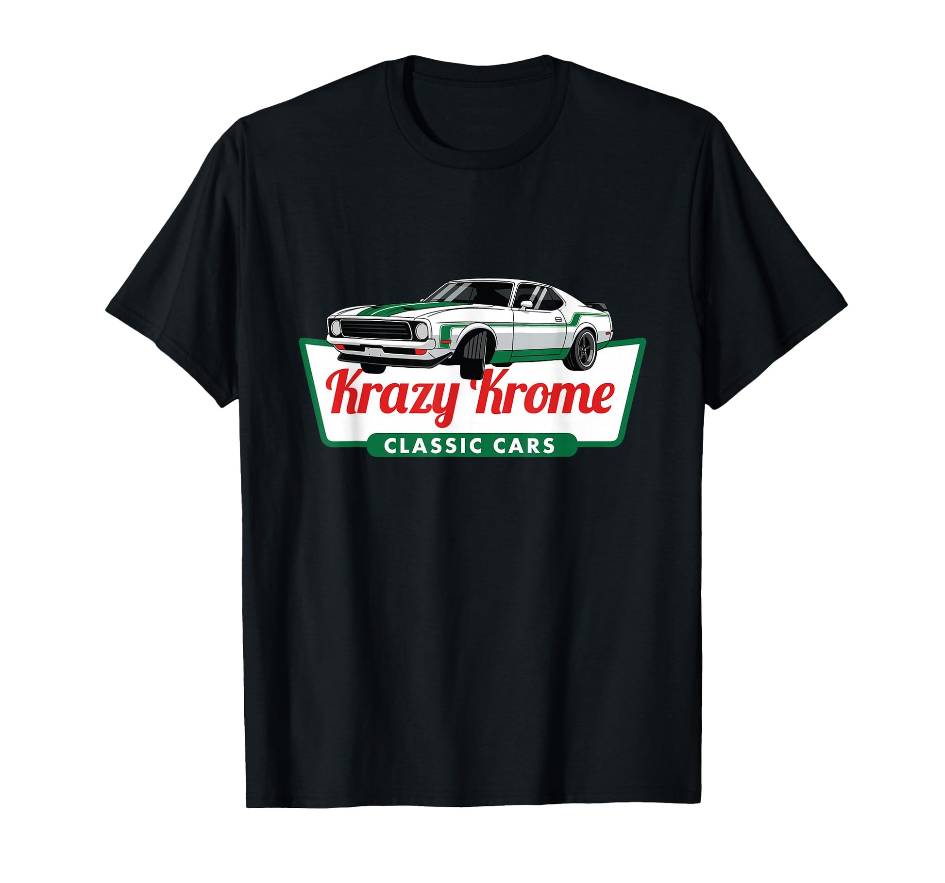 Krazy Krome Cars Racing Car Muscle T-Shirt - Custom Art Print for Adults - T-Shirt, Sweatshirt, Hoodie