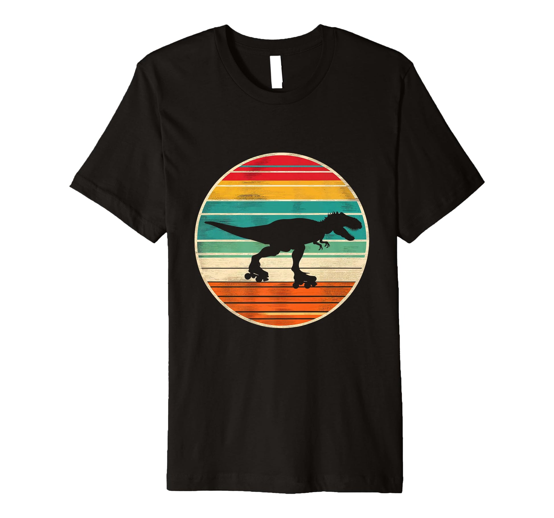 Tyrannosaurus Roller Dinosaur Skate T-Shirt - Novelty Apparel Unisex - T-Shirt, Sweatshirt, Hoodie