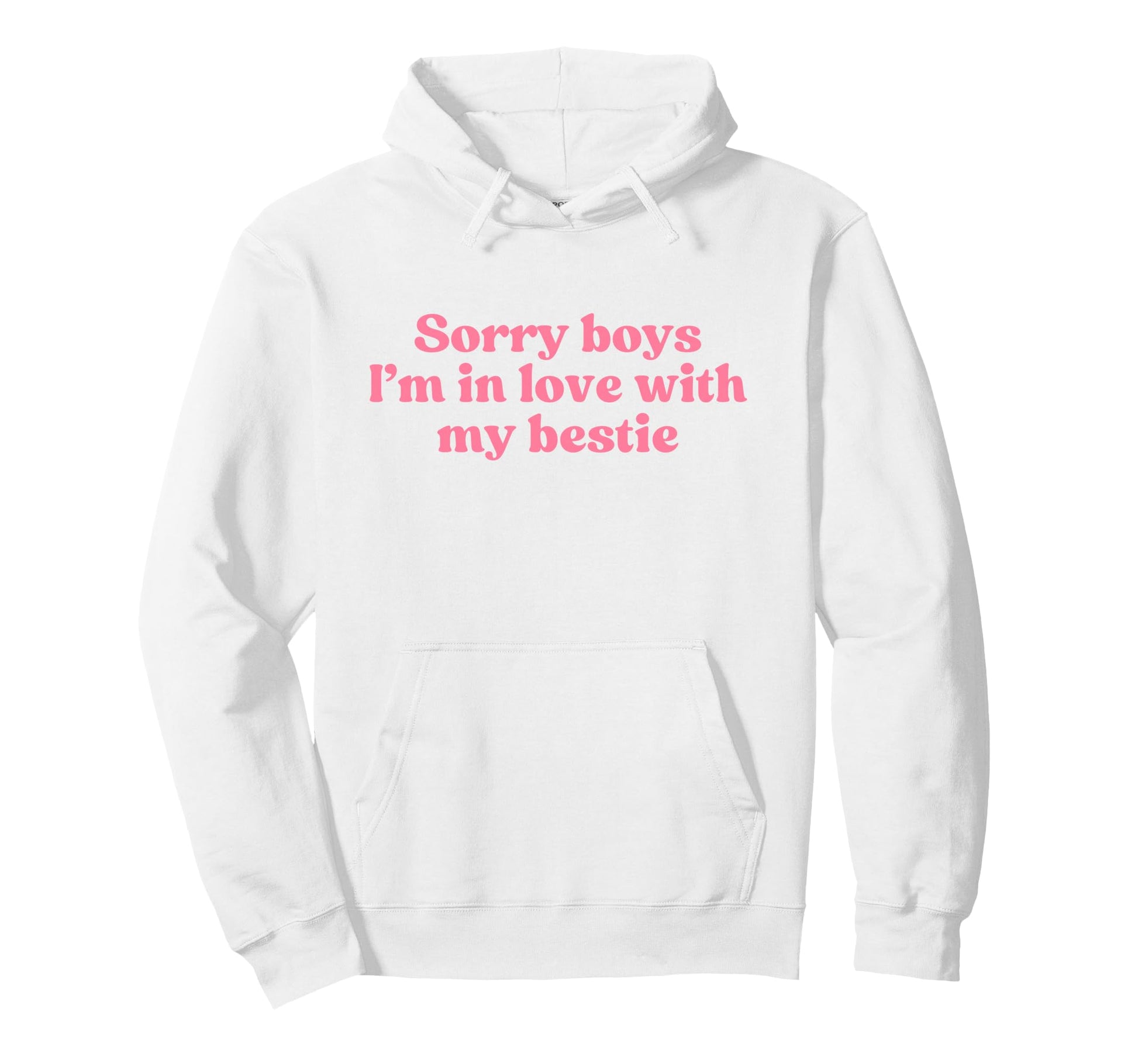 Sorry Im Love My Bestie Y2K Aesthetic Hoodie - Streetwear Style for Adults - T-Shirt, Sweatshirt, Hoodie