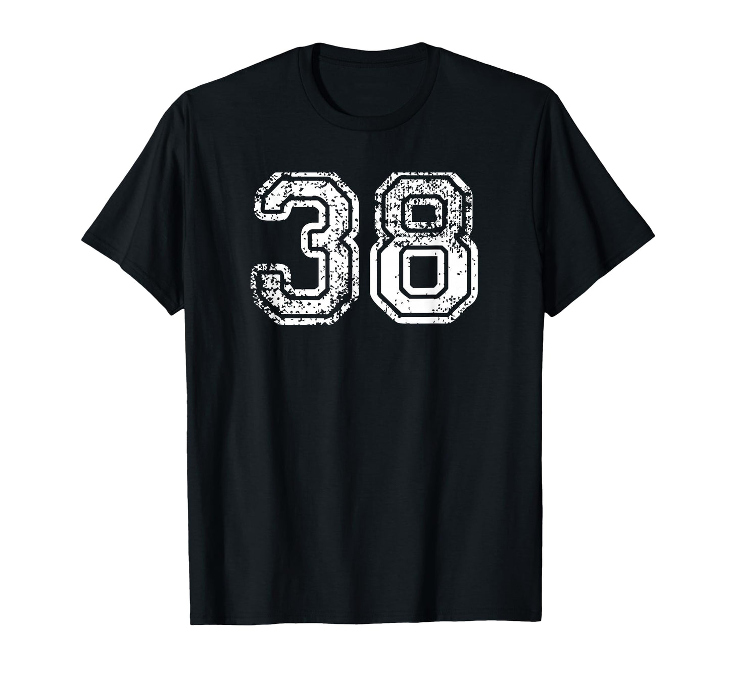 Number 38 Baseball Football Soccer T-Shirt - Streetwear Style Unisex - T-Shirt, Sweatshirt, Hoodie
