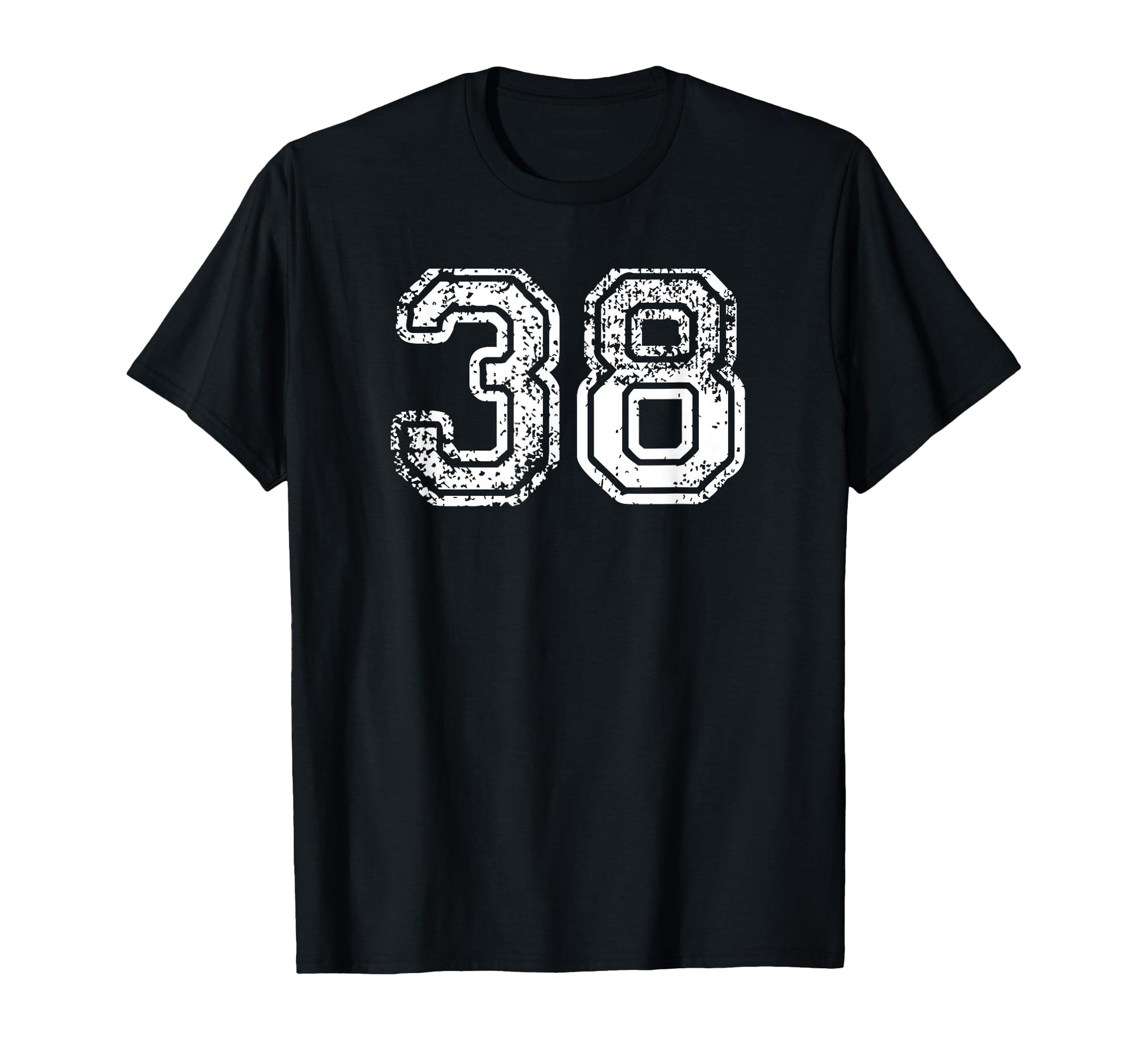 Number 38 Baseball Football Soccer T-Shirt - Streetwear Style Unisex - T-Shirt, Sweatshirt, Hoodie