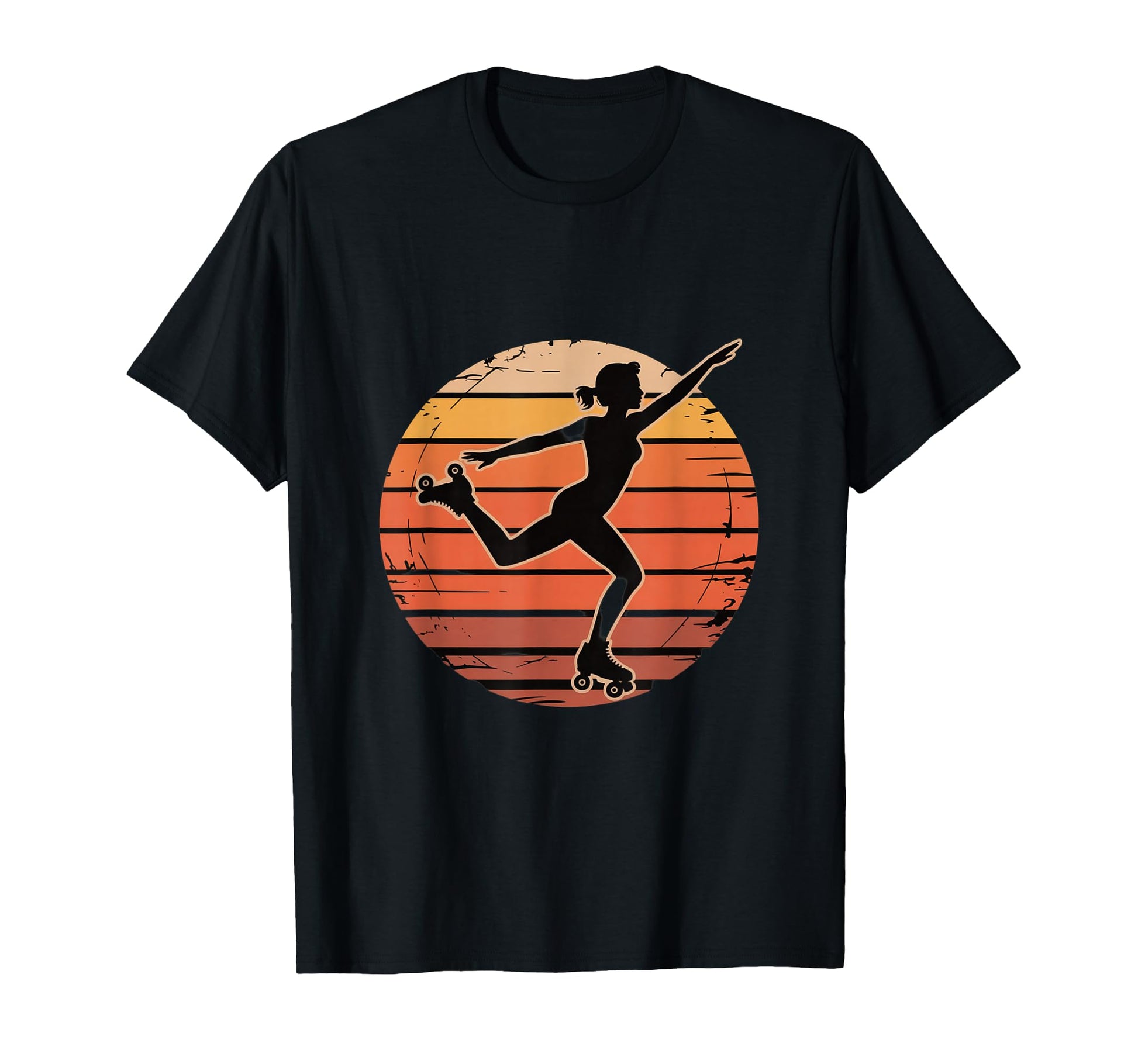 Roller Skating Skater Vibes T-Shirt - Custom Art Print for Adults - T-Shirt, Sweatshirt, Hoodie