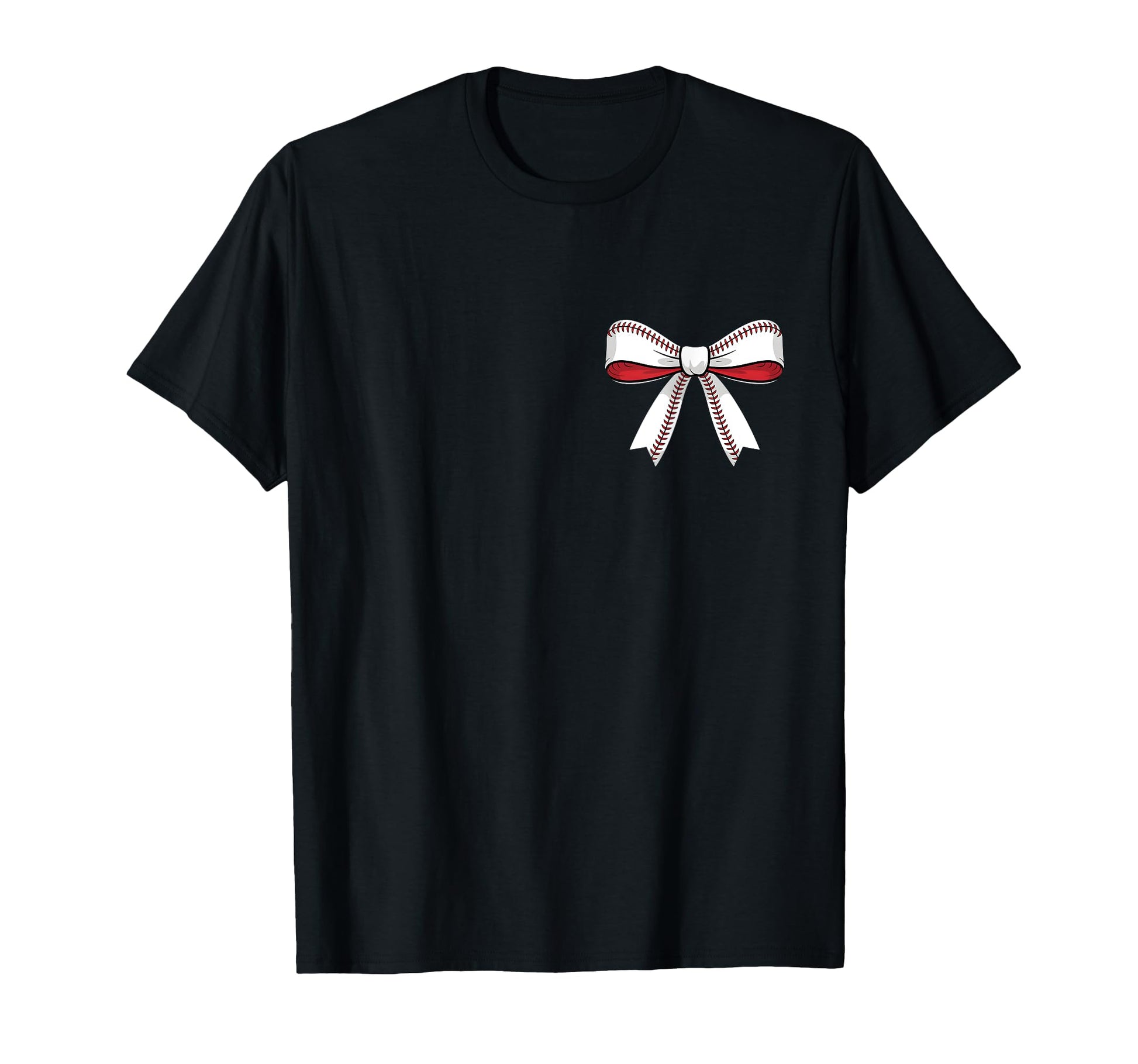 Baseball Bow Baseball Mom Mama T-Shirt - Aesthetic Graphic Men Women - T-Shirt, Sweatshirt, Hoodie
