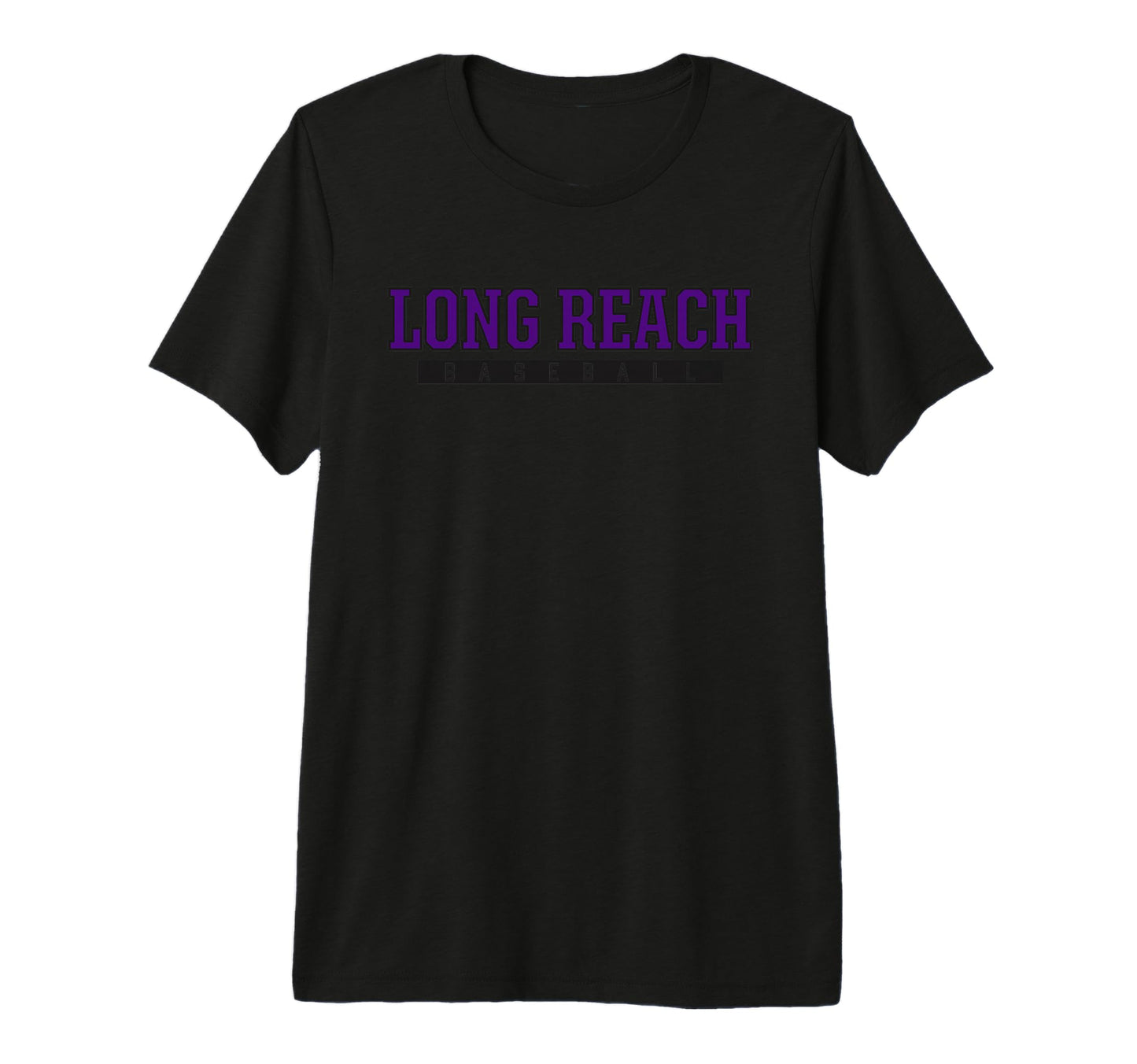 Long Reach High School Baseball Tri Blend T-Shirt - Custom Art Print Unisex - T-Shirt, Sweatshirt, Hoodie