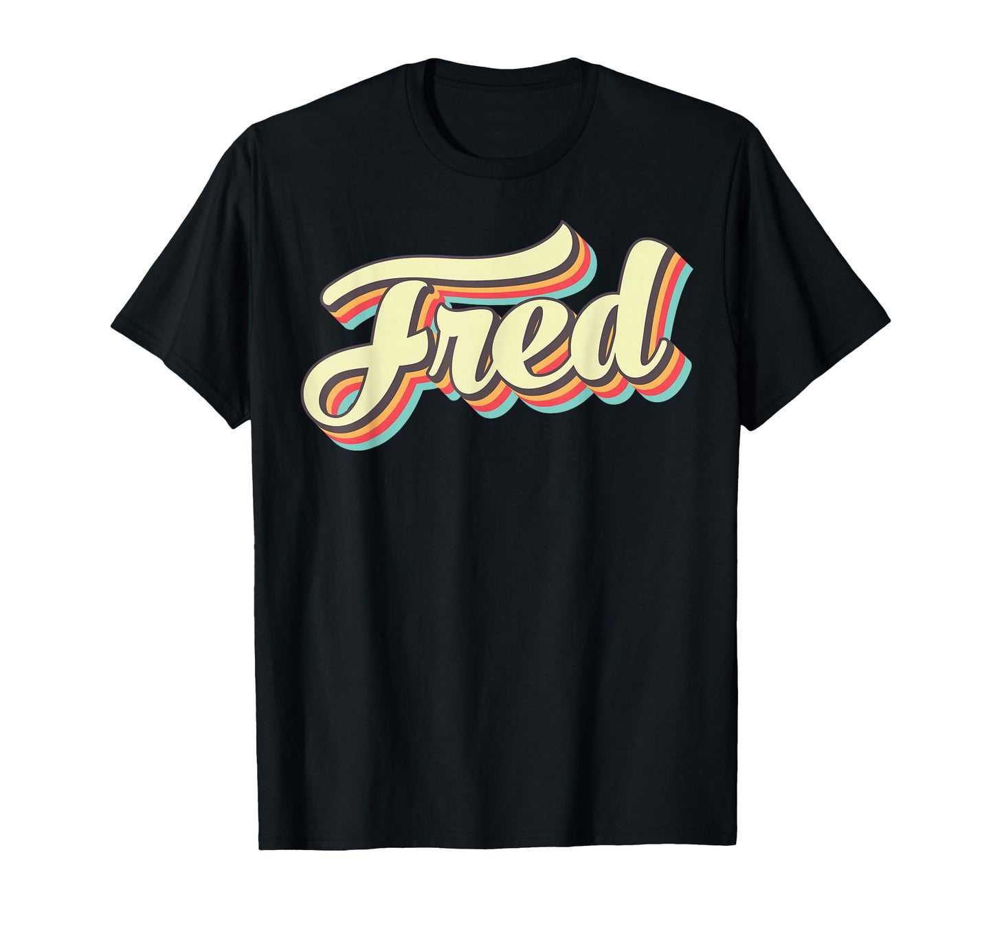 Fred Art Baseball Font T-Shirt - Minimalist Print for Adults - T-Shirt, Sweatshirt, Hoodie