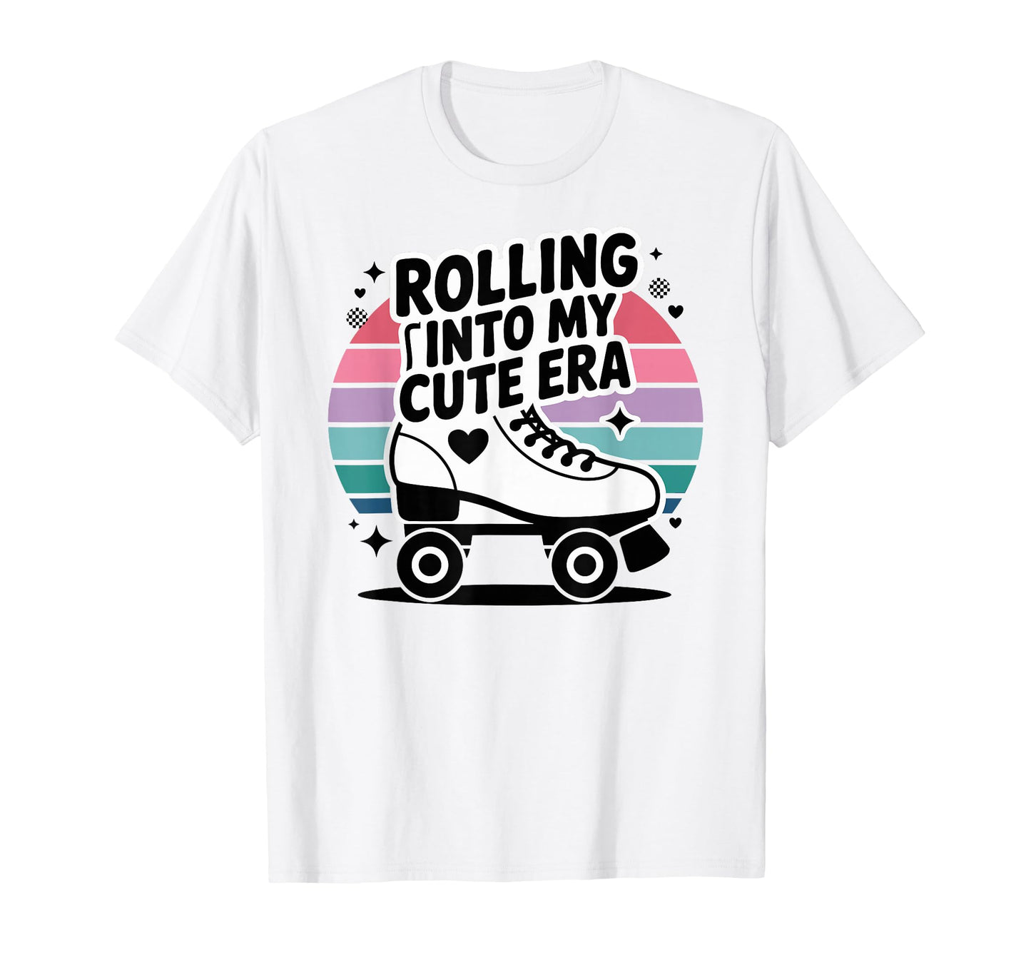 Rolling Into My Era Roller Skating T-Shirt - Fun Novelty Design Men Women - T-Shirt, Sweatshirt, Hoodie