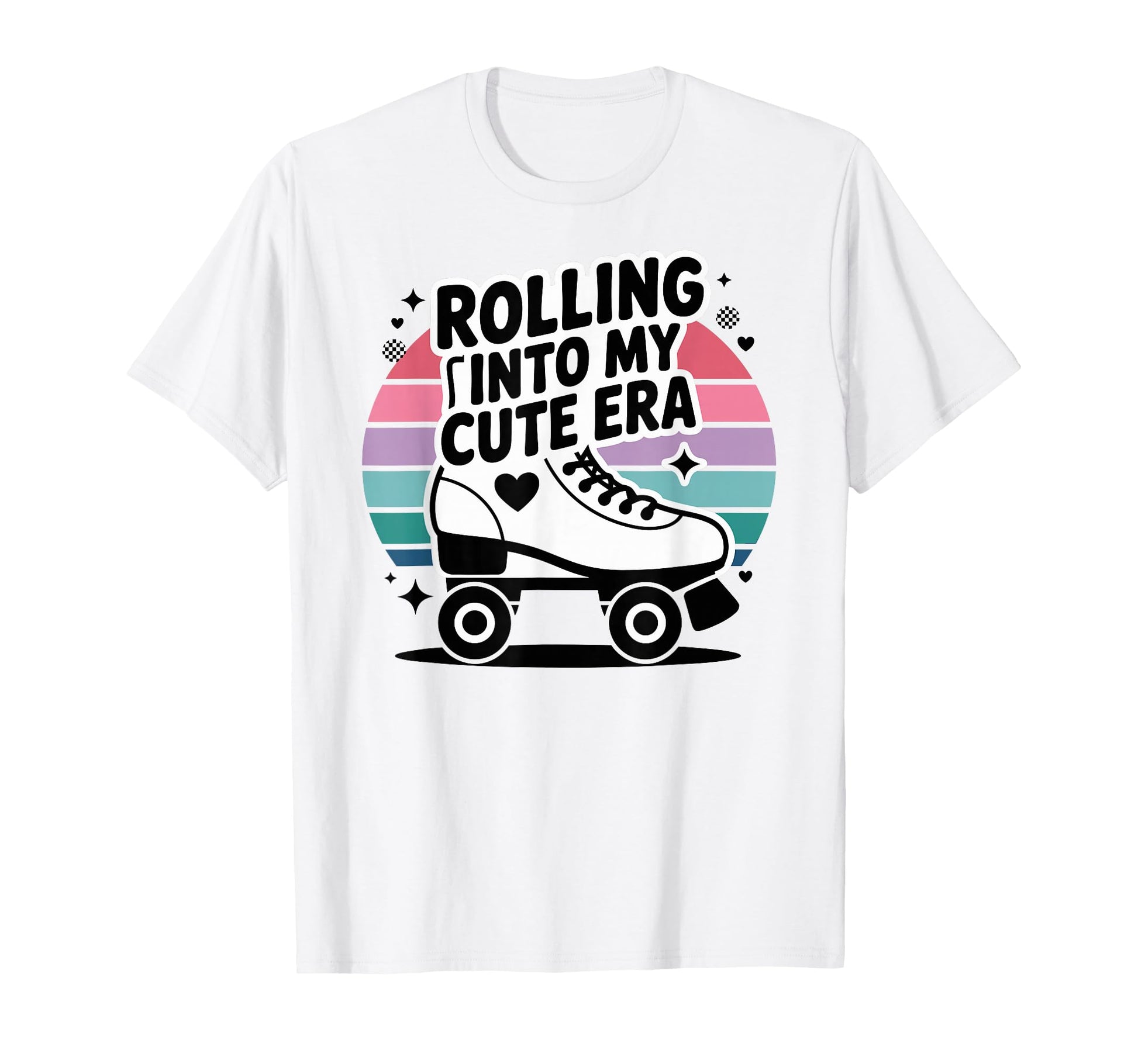 Rolling Into My Era Roller Skating T-Shirt - Fun Novelty Design Men Women - T-Shirt, Sweatshirt, Hoodie